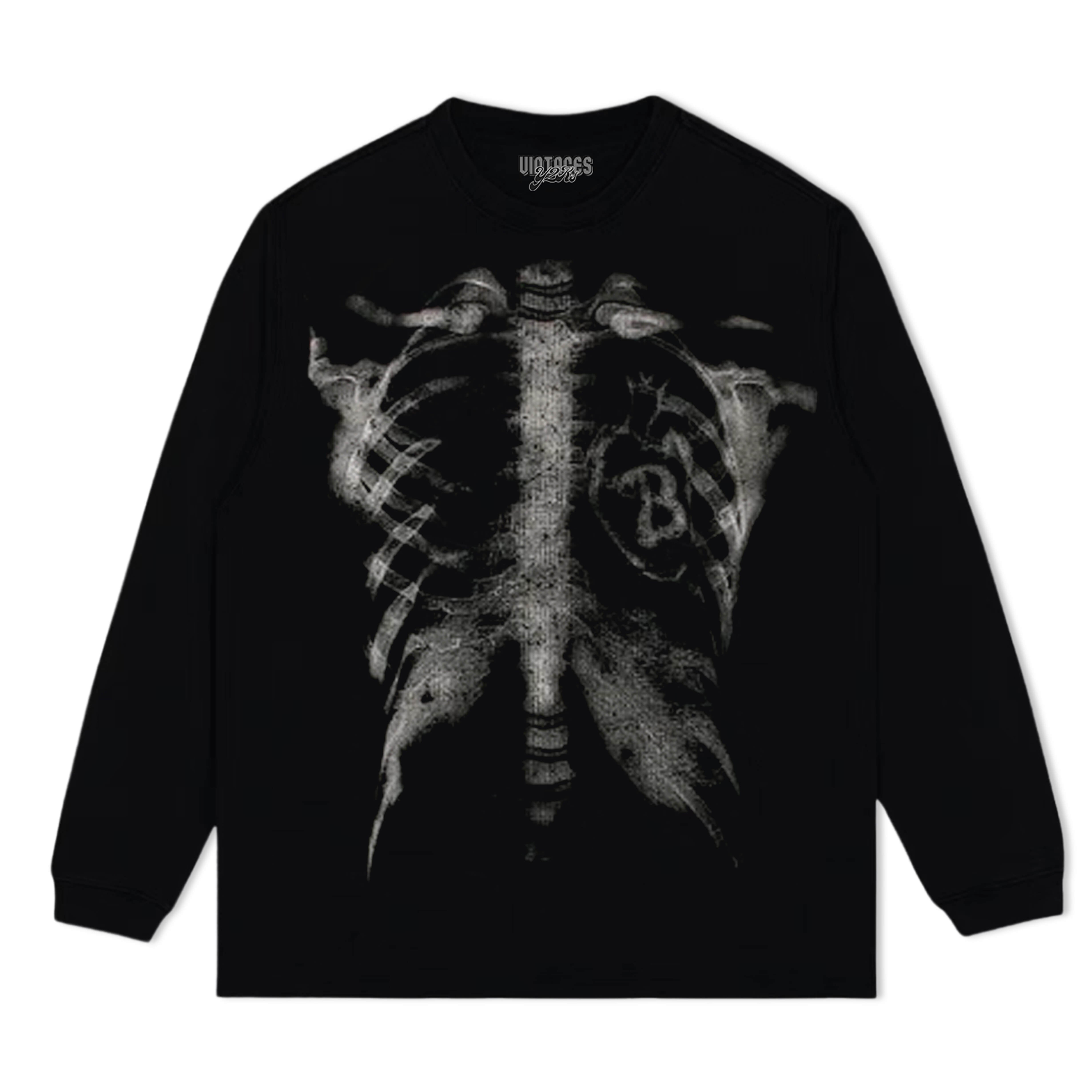SKELETON GRAPHIC TEE & LS & HOODIE