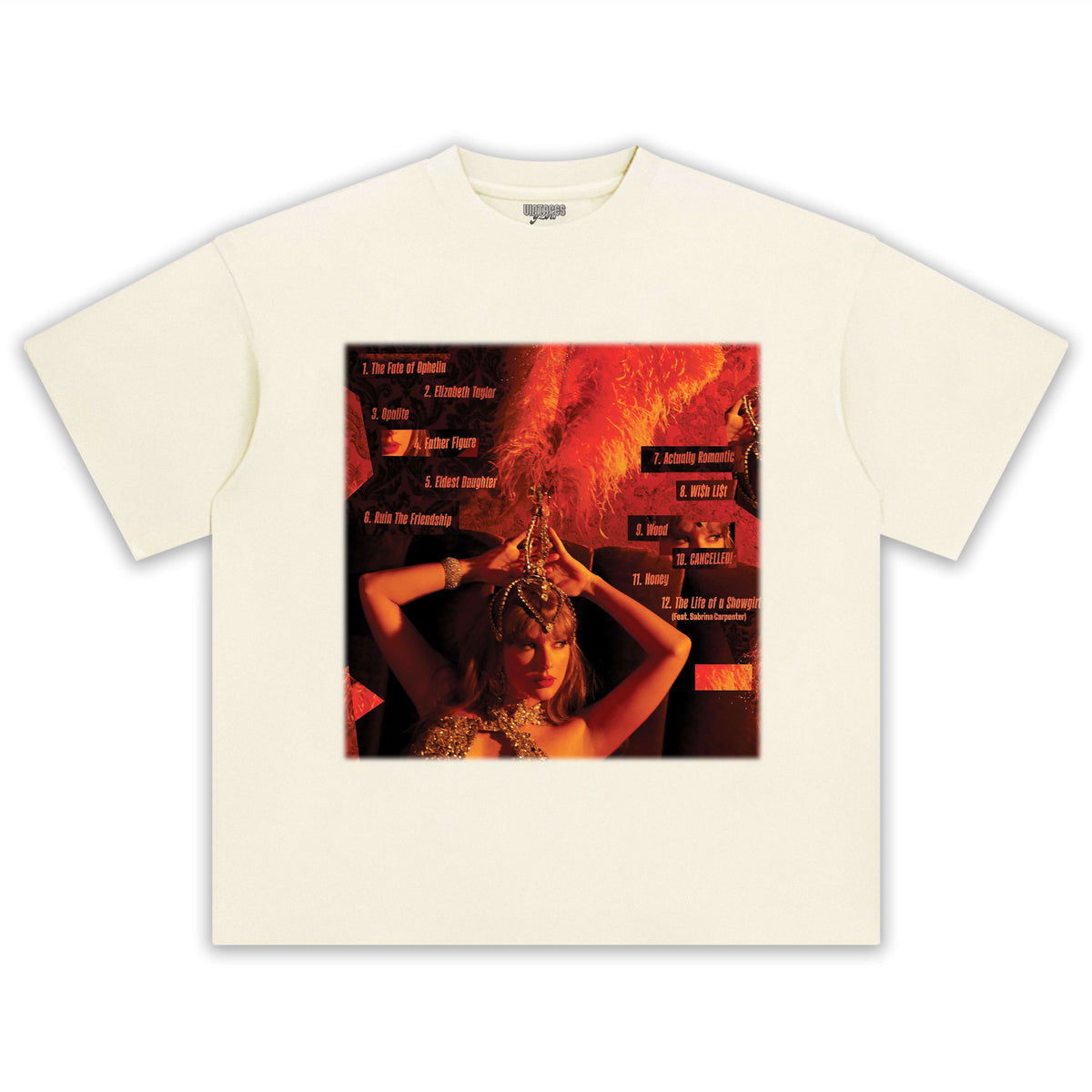 TAYLOR SWIFT & THE LIFE OF A SHOWGIRL 8.0 TEE
