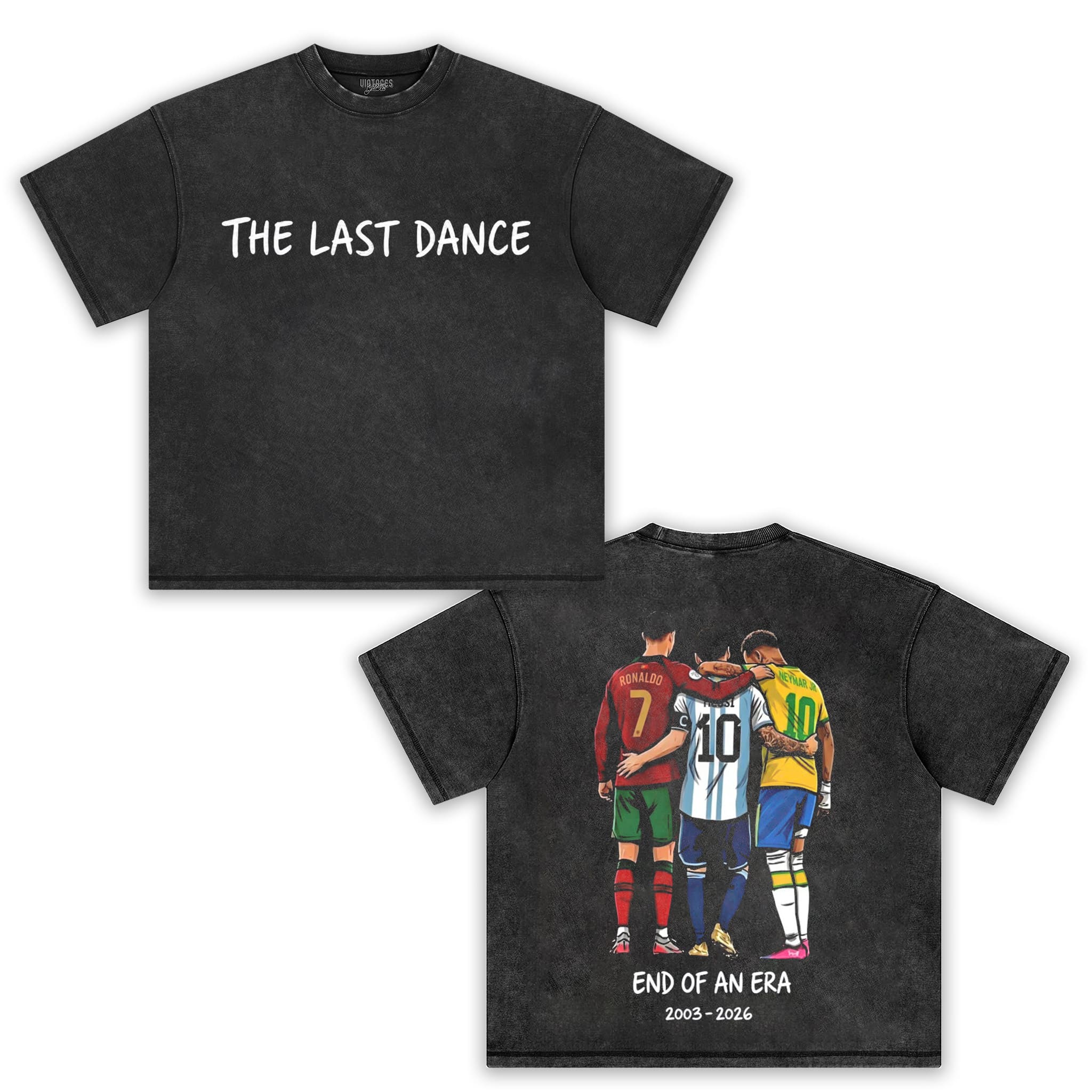 CRISTIANO RONALDO & MESSI & NEYMAR  THE LAST DANCE TANK TOP & TEE
