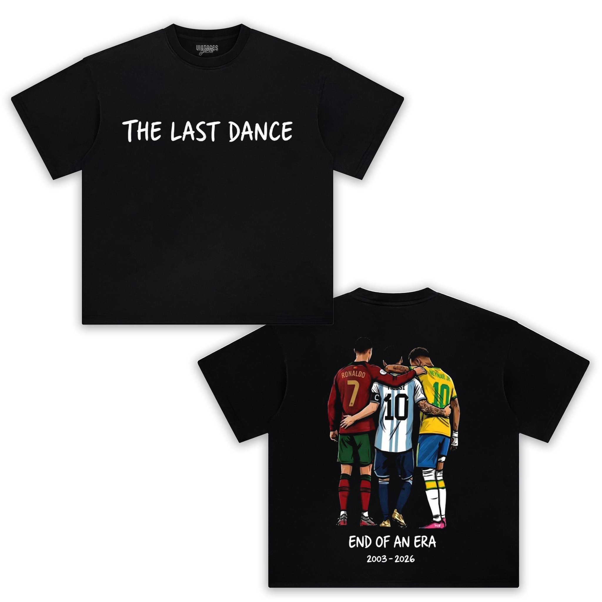 CRISTIANO RONALDO & MESSI & NEYMAR  THE LAST DANCE TANK TOP & TEE