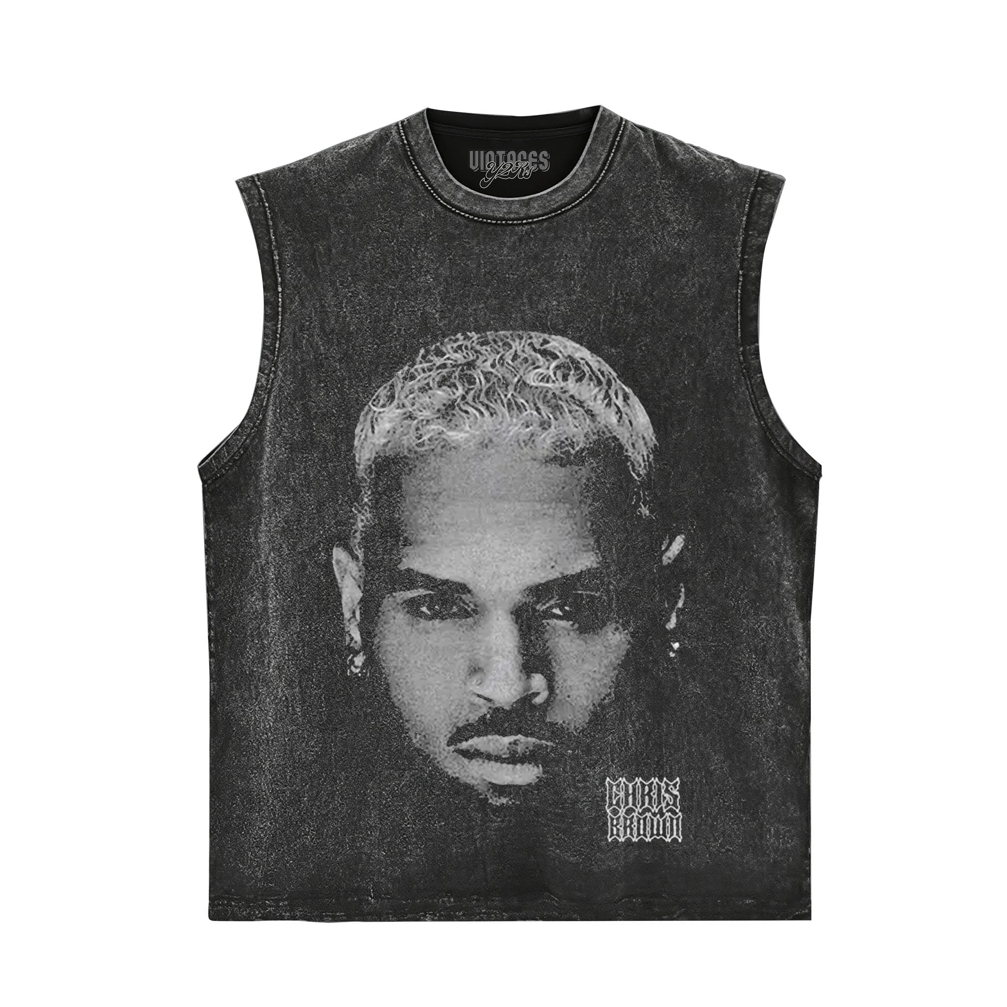 THE FACE OF BREEZY CHRIS BROWN TANK TOP & TEE & LONG SLEEVE & LAYERED LS & HOODIE
