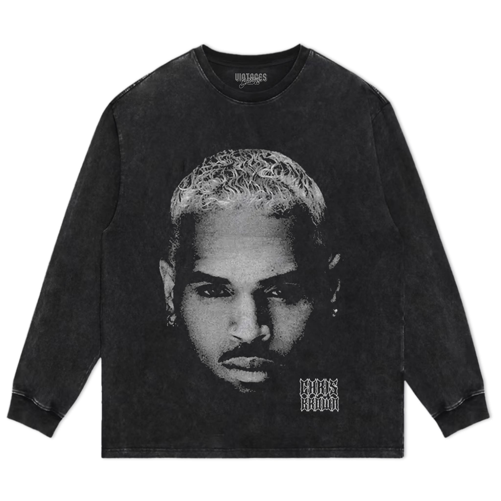 THE FACE OF BREEZY CHRIS BROWN TANK TOP & TEE & LONG SLEEVE & LAYERED LS & HOODIE