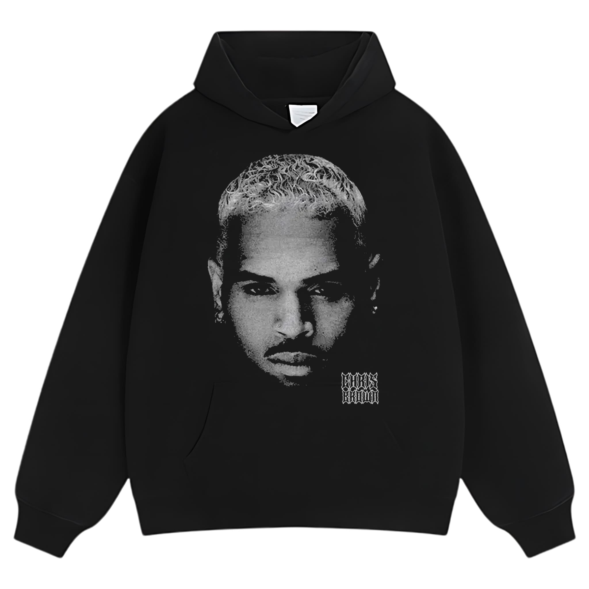 THE FACE OF BREEZY CHRIS BROWN TANK TOP & TEE & LONG SLEEVE & LAYERED LS & HOODIE