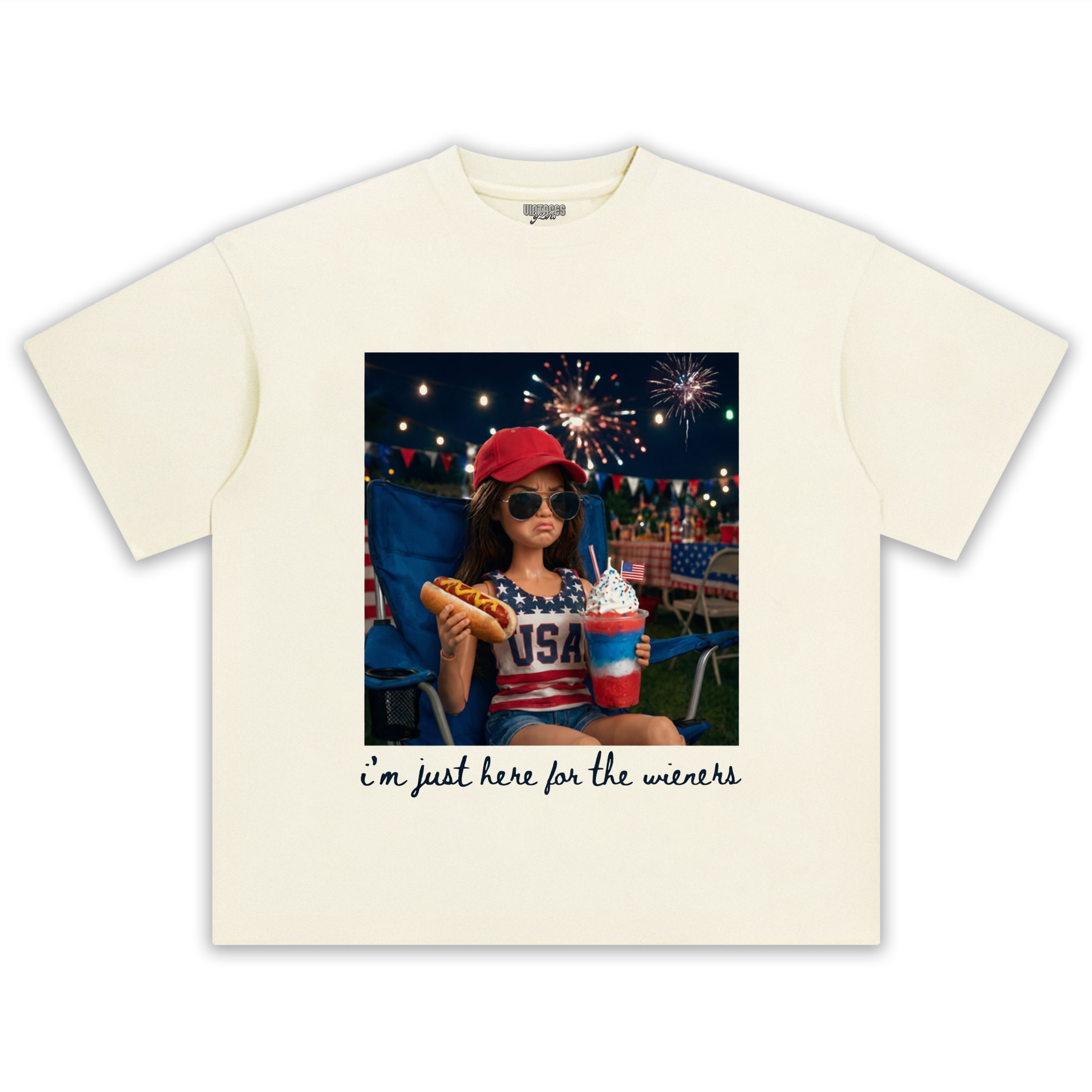 THE FIREWORKS FUNNY 4TH OF JULY - BARBIE DOLL MEME V2 TANK TOP & TEE & LONG SLEEVE & LAYERED LS & HOODIE