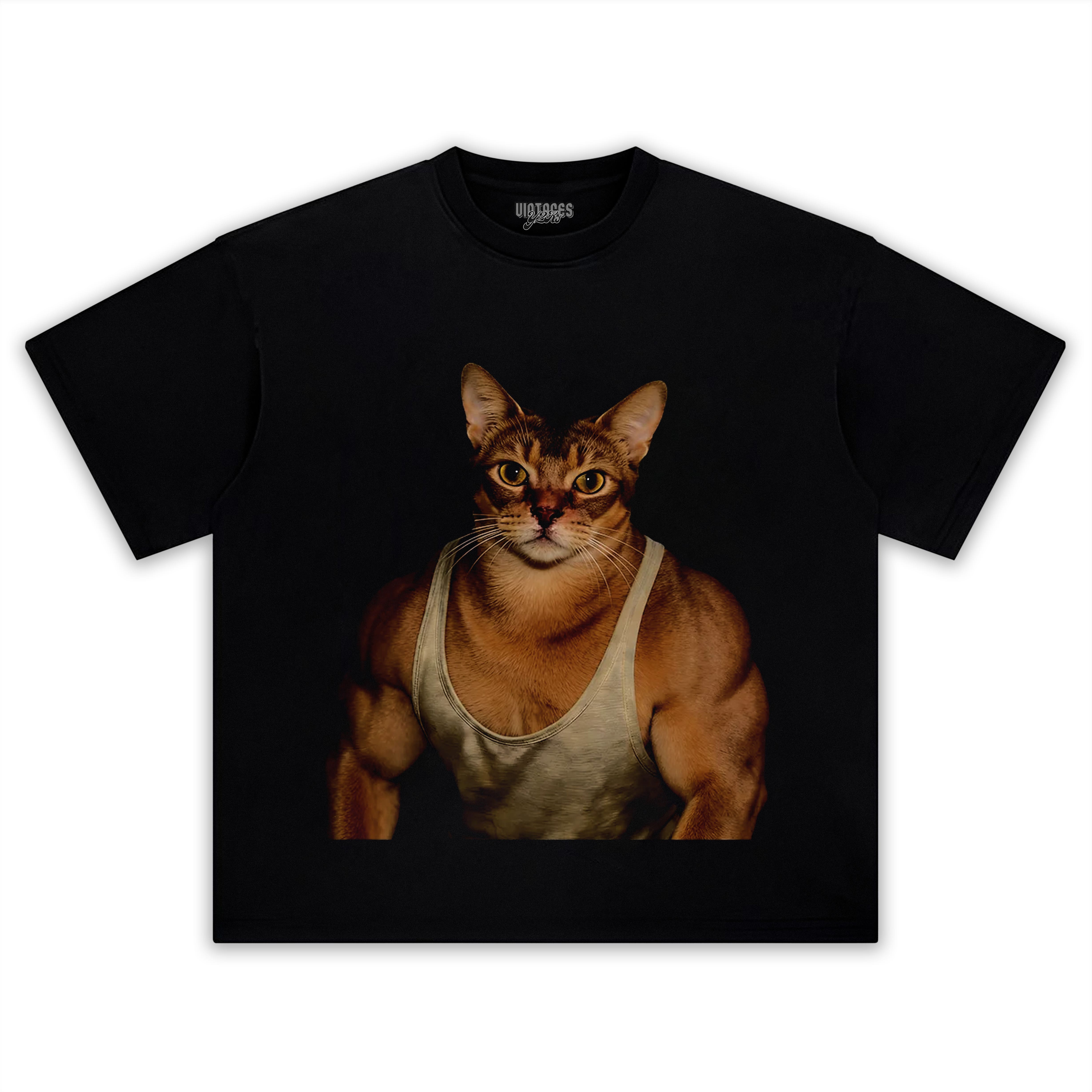 THE FITNESS CAT V6 TANK TOP & TEE & LONG SLEEVE & LAYERED LS & HOODIE