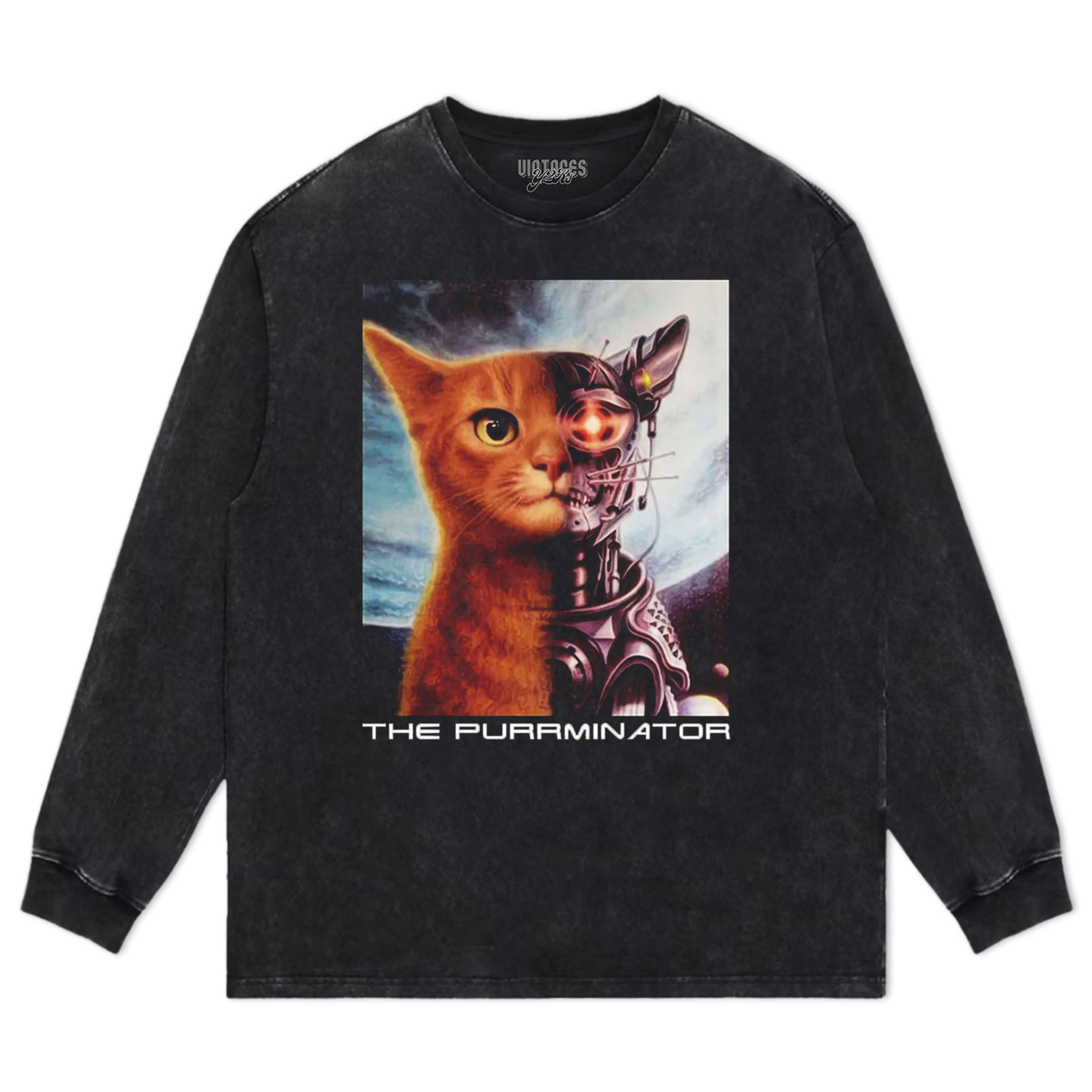 THE PURRMINATOR TEE & LS & HOODIE