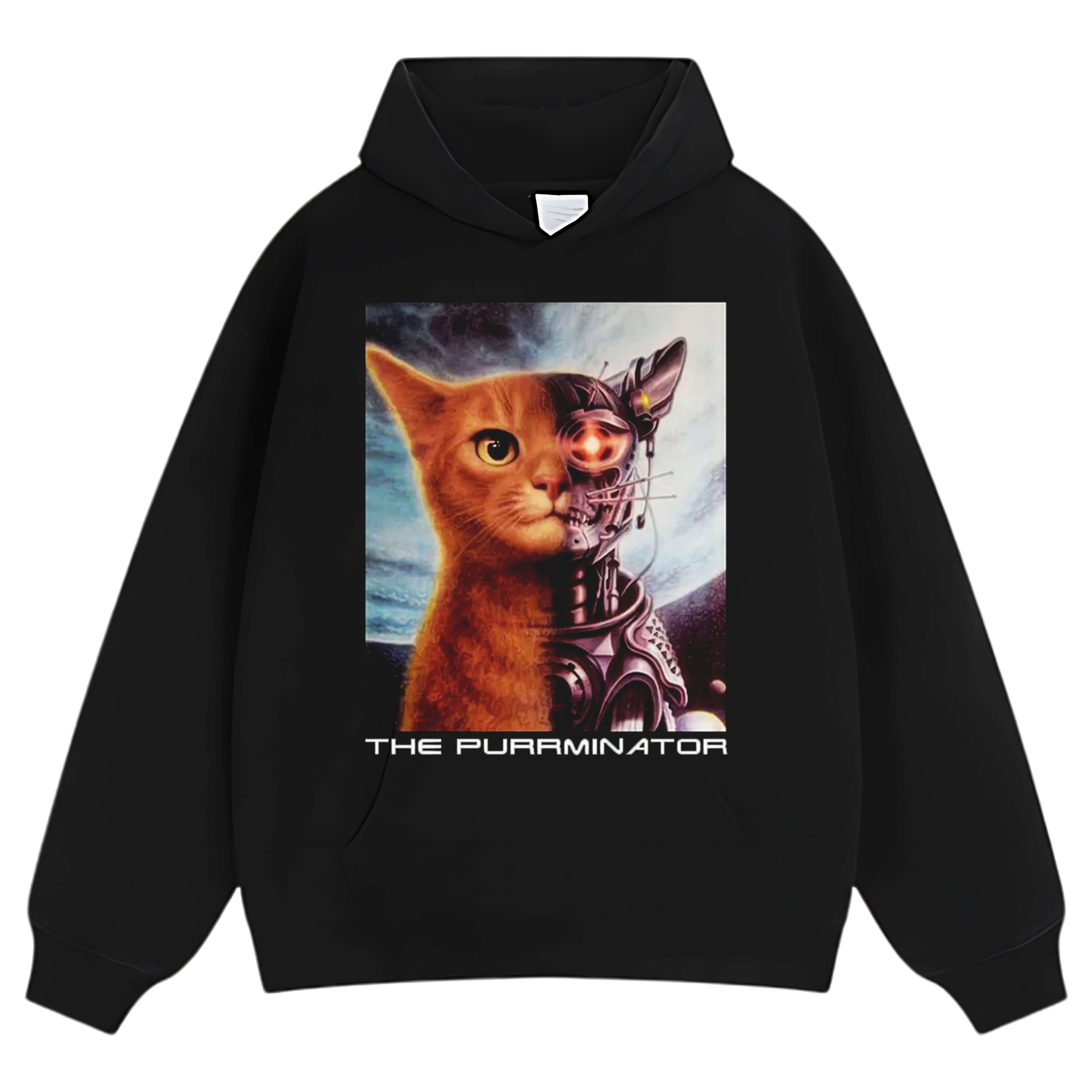 THE PURRMINATOR TEE & LS & HOODIE