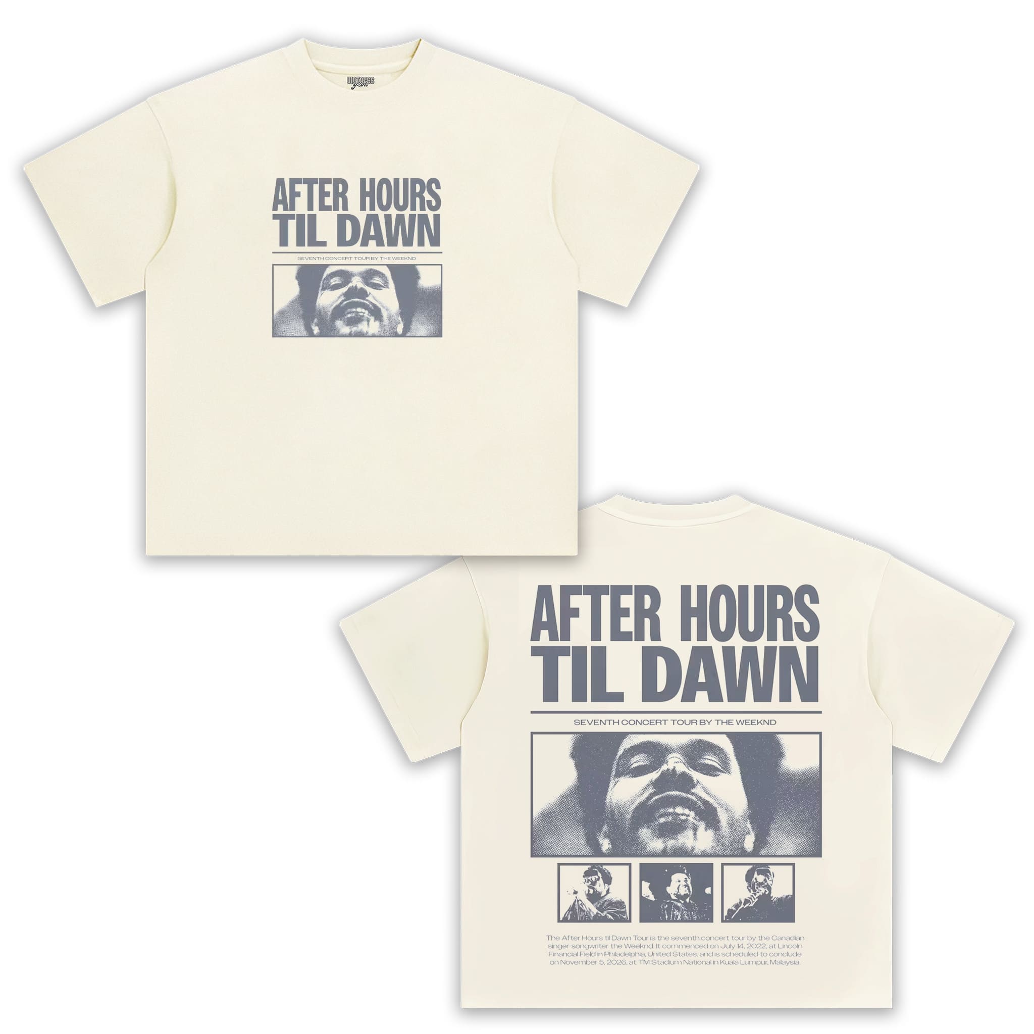 THE WEEKND - THE WEEKND - AFTER HOURS TIL DAWN POSTER TANK TOP & TEE