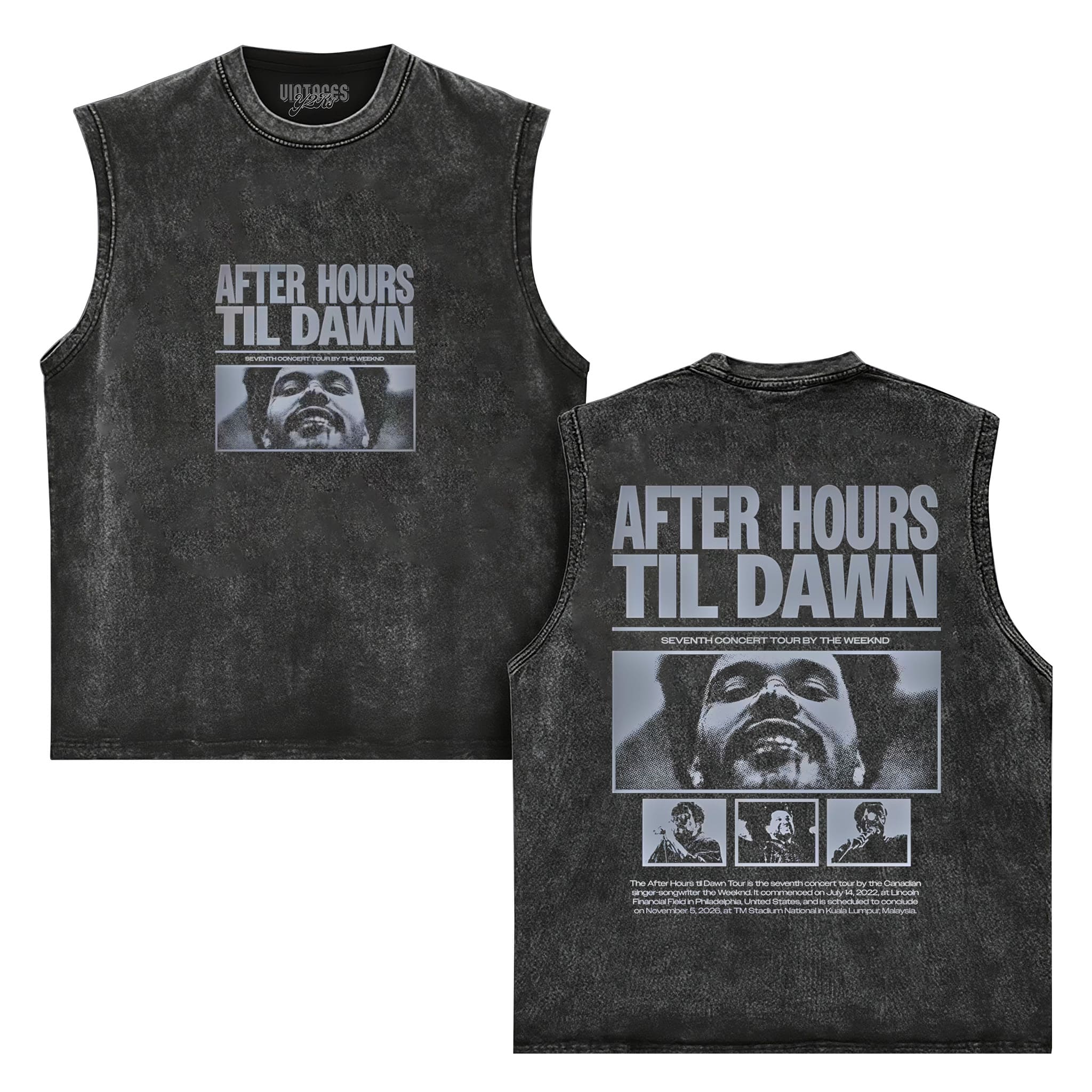 THE WEEKND - THE WEEKND - AFTER HOURS TIL DAWN POSTER TANK TOP & TEE