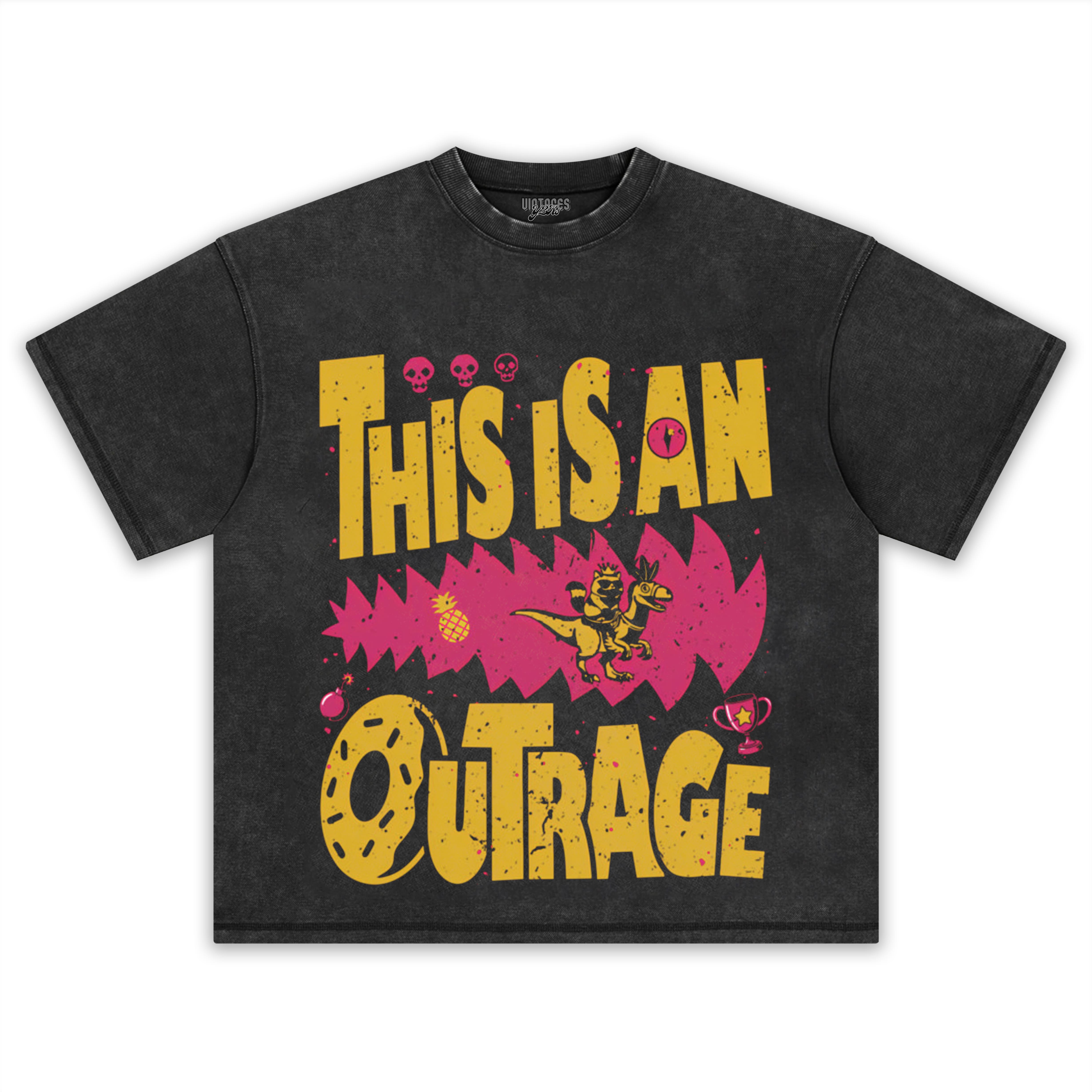 THIS IS AN OUTRAGE DUNGEON CRAWLER CARL MEME TEE & LS & HOODIE