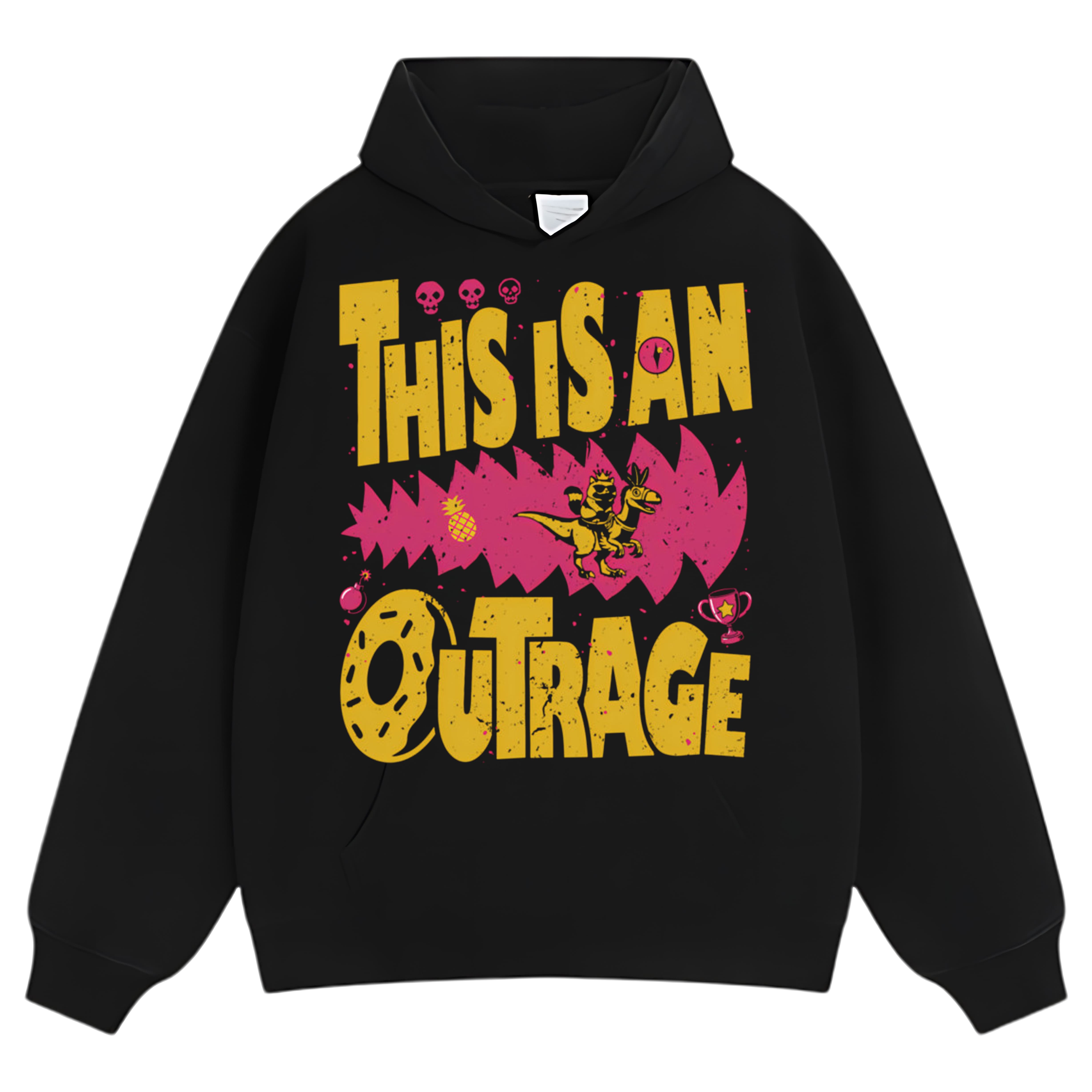 THIS IS AN OUTRAGE DUNGEON CRAWLER CARL MEME TEE & LS & HOODIE