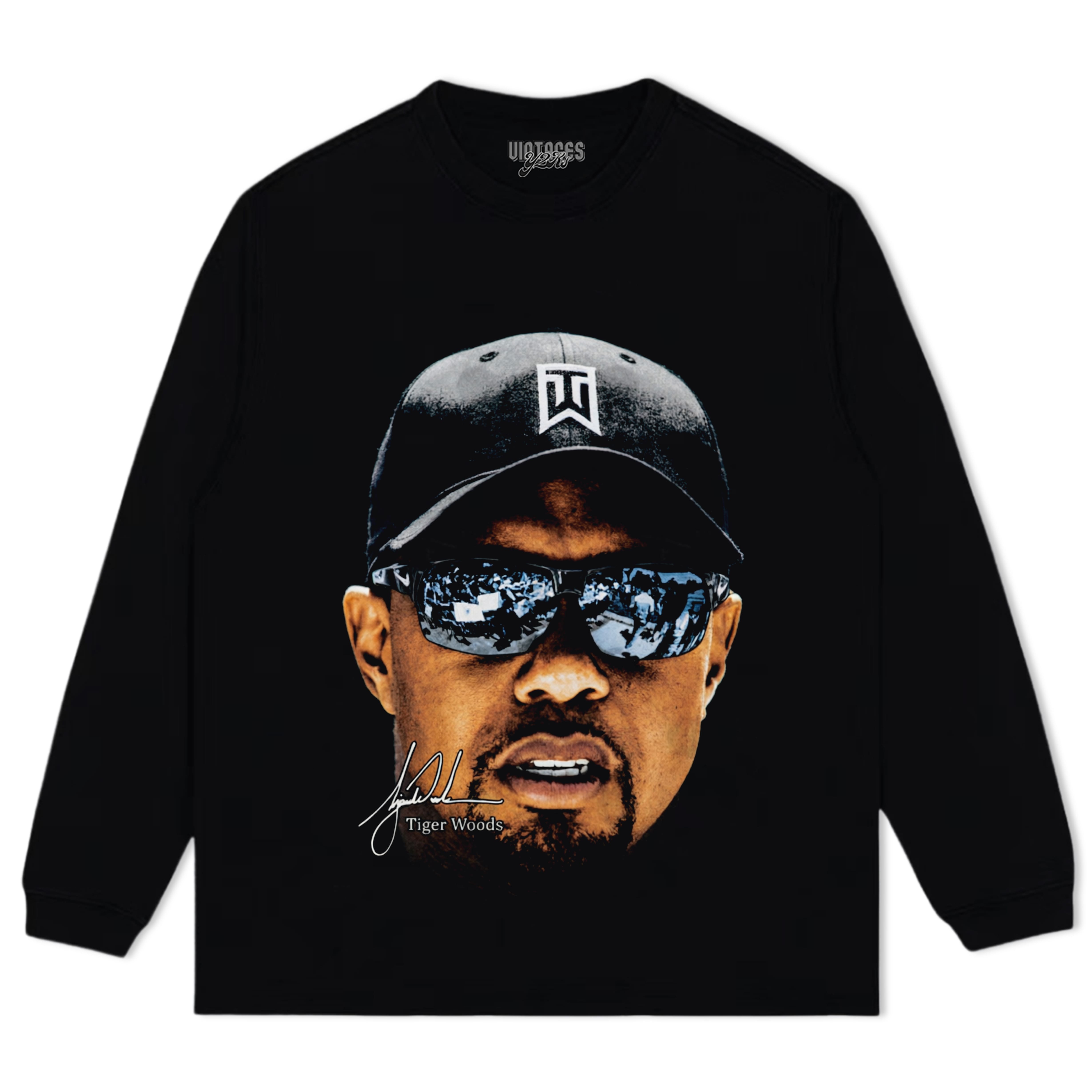TIGER WOODS BIG FACE TANK TOP & TEE & LONG SLEEVE & LAYERED LS & HOODIE