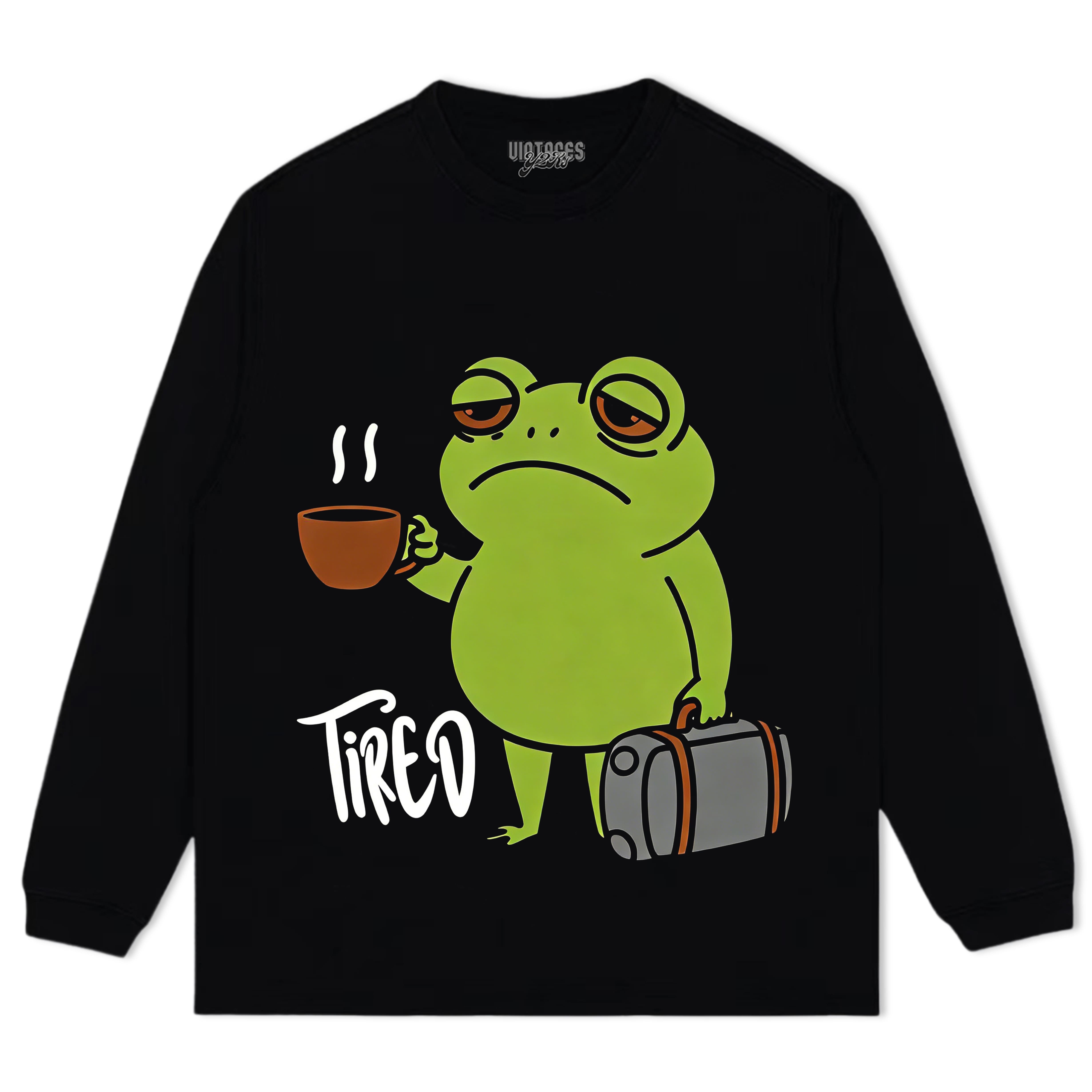 TIRED FROG TEE & LS & HOODIE