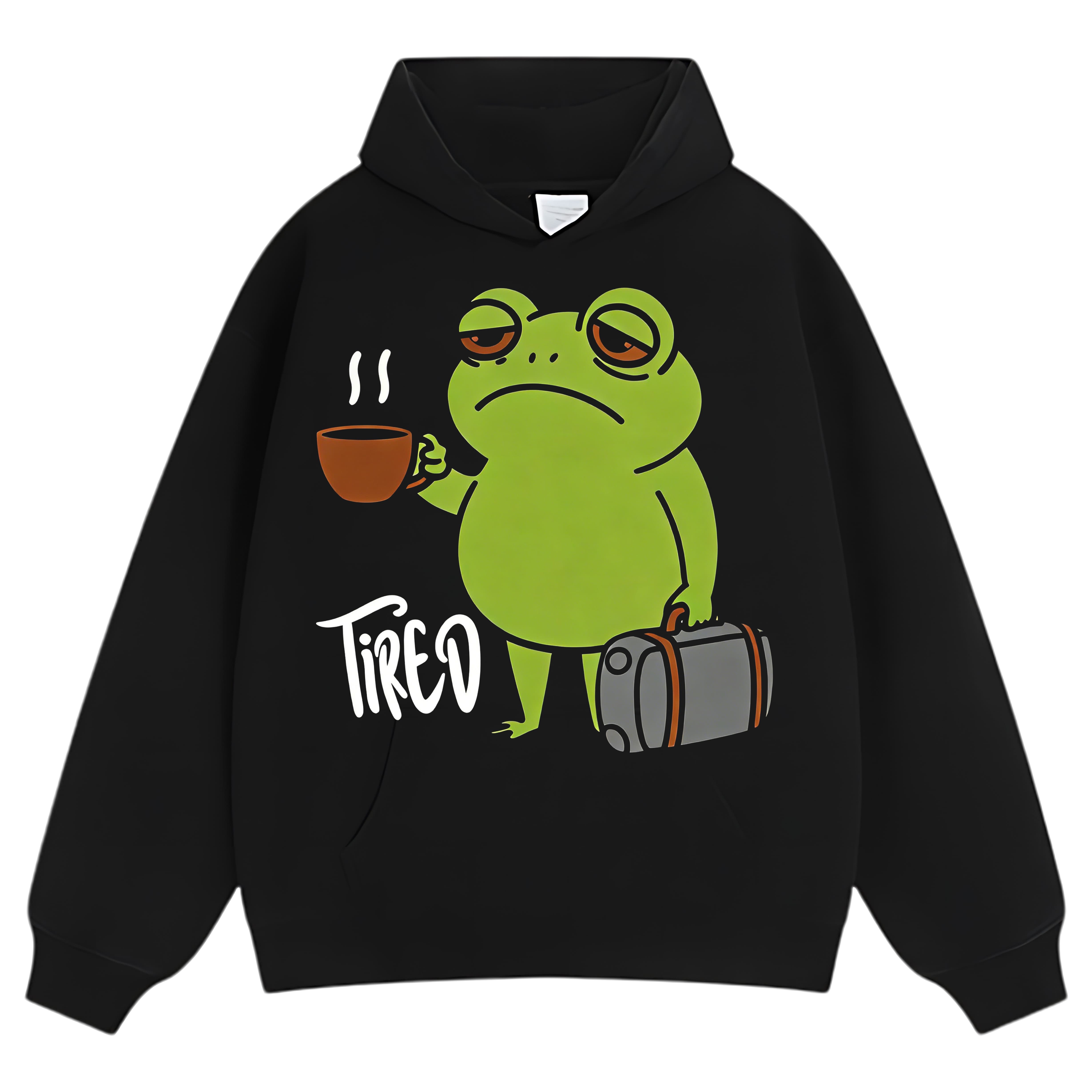 TIRED FROG TEE & LS & HOODIE