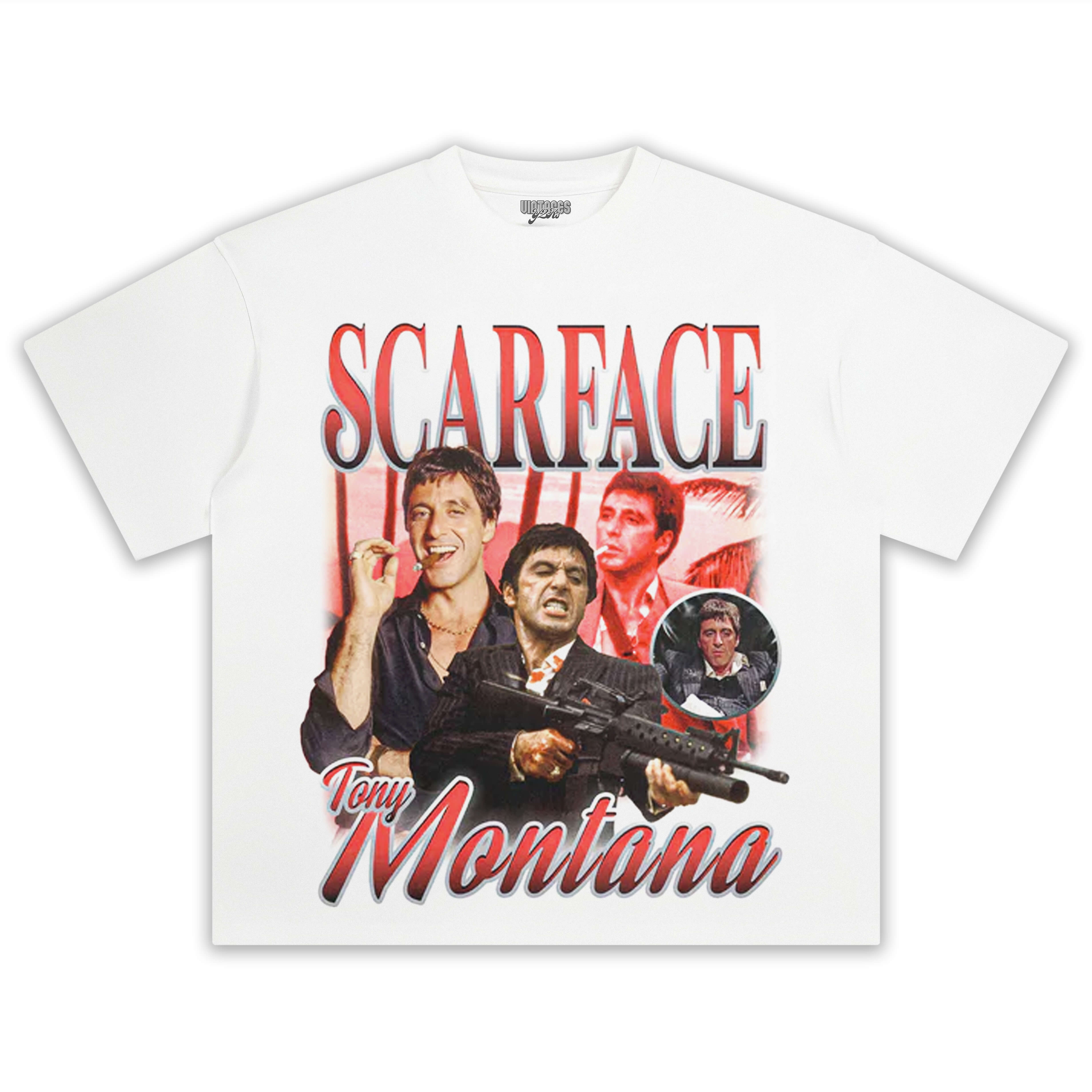 TONY MONTANA SCARFACE TEE & LS & HOODIE
