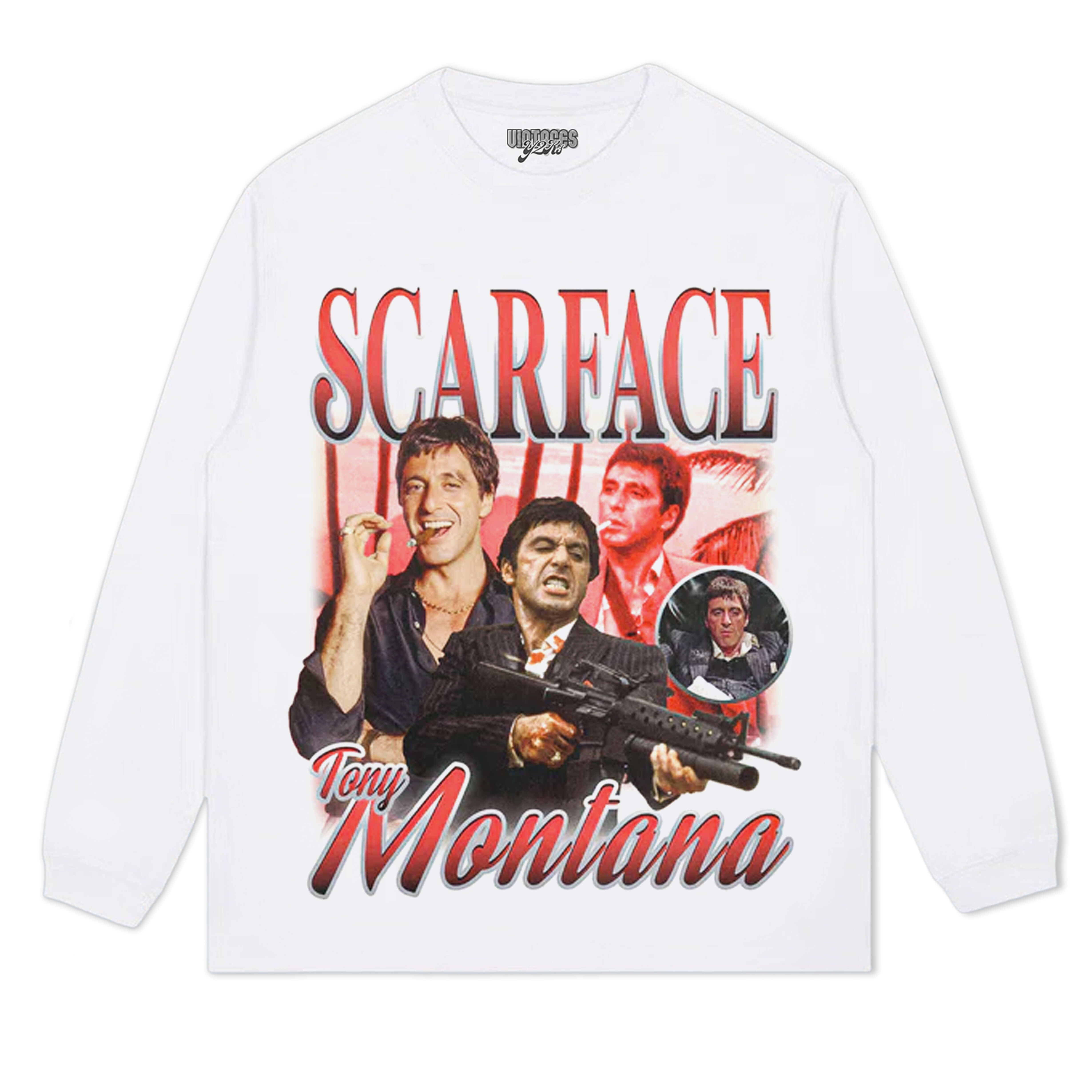 TONY MONTANA SCARFACE TEE & LS & HOODIE