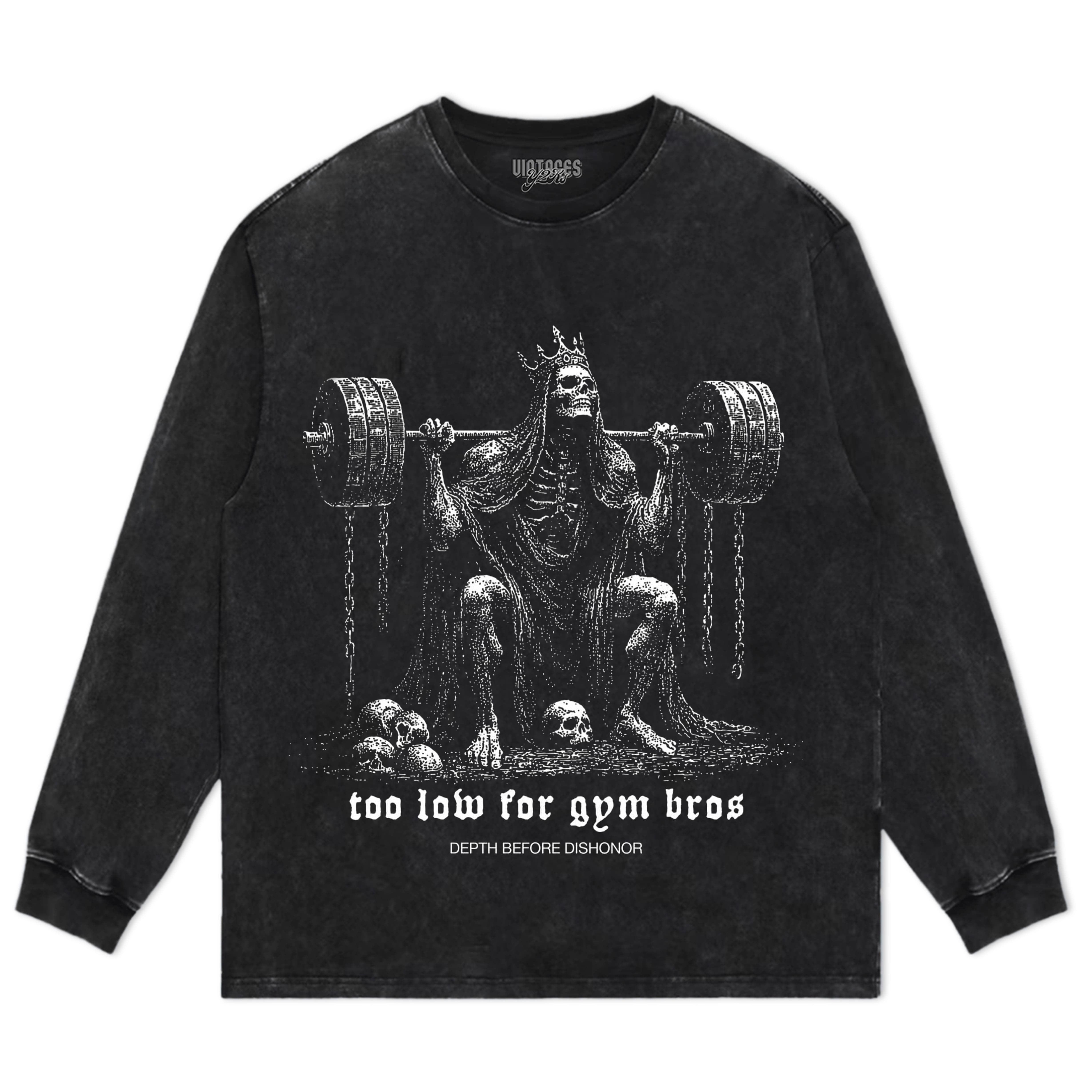 TOO LOW FOR GYM BROS GOLD V3 TANK TOP & TEE & LONG SLEEVE & LAYERED LS & HOODIE