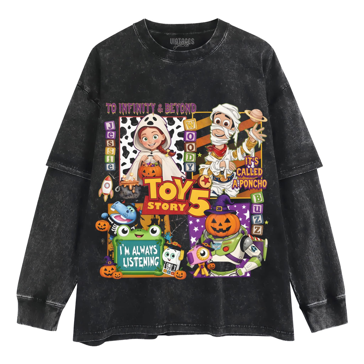 TOY STORY 5 HALLOWEEN COSTUME PANELS TANK TOP & TEE & LONG SLEEVE & LAYERED LS & HOODIE