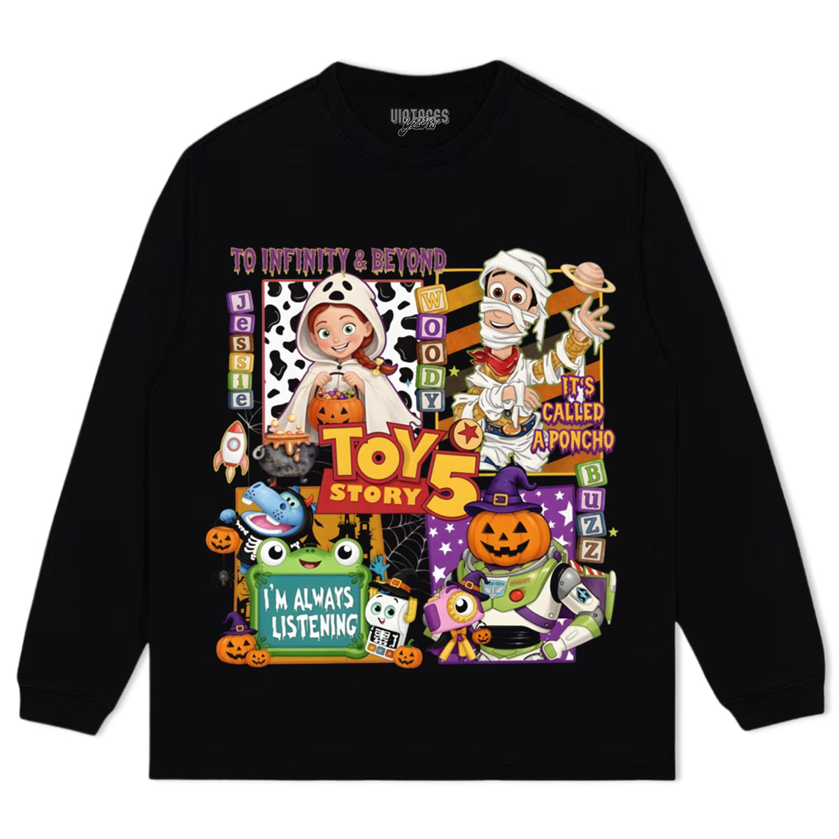 TOY STORY 5 HALLOWEEN COSTUME PANELS TANK TOP & TEE & LONG SLEEVE & LAYERED LS & HOODIE