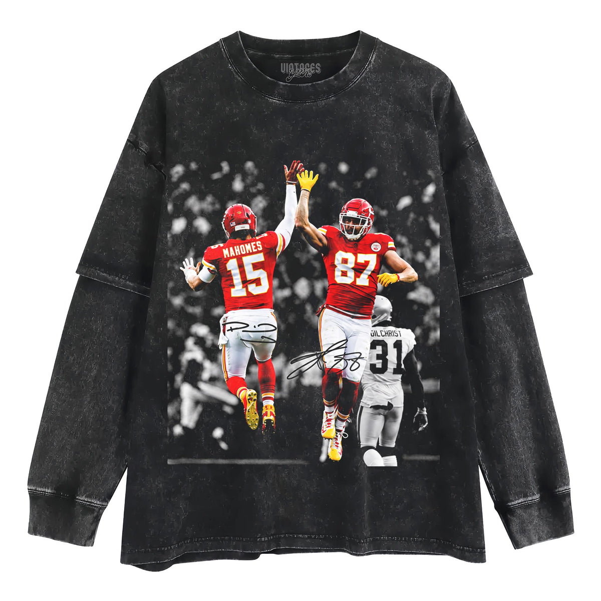 TRAVIS KELCE & PATRICK MAHOMES TANK TOP & TEE & LONG SLEEVE & LAYERED LS & HOODIE