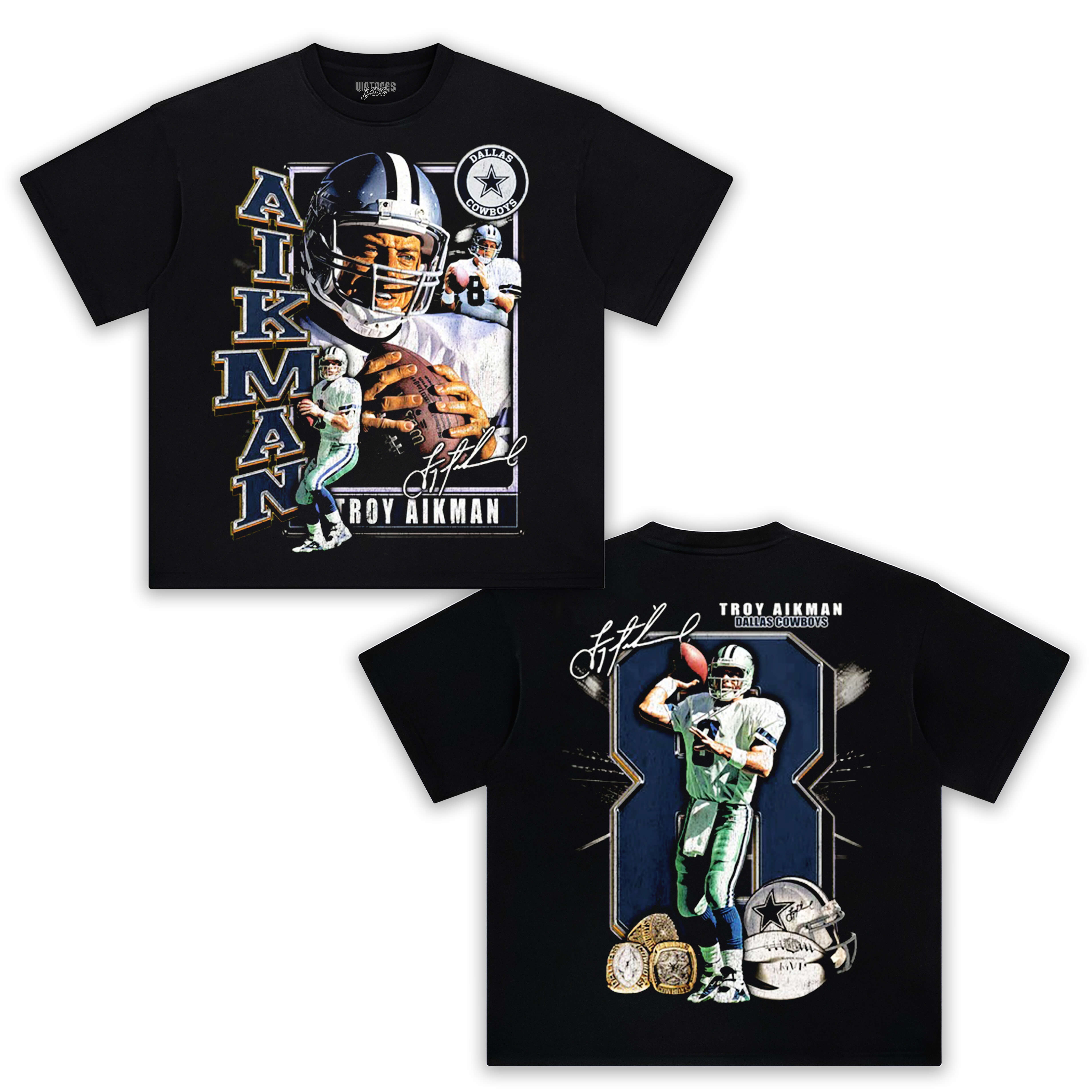 TROY AIKMAN RINGS TEE