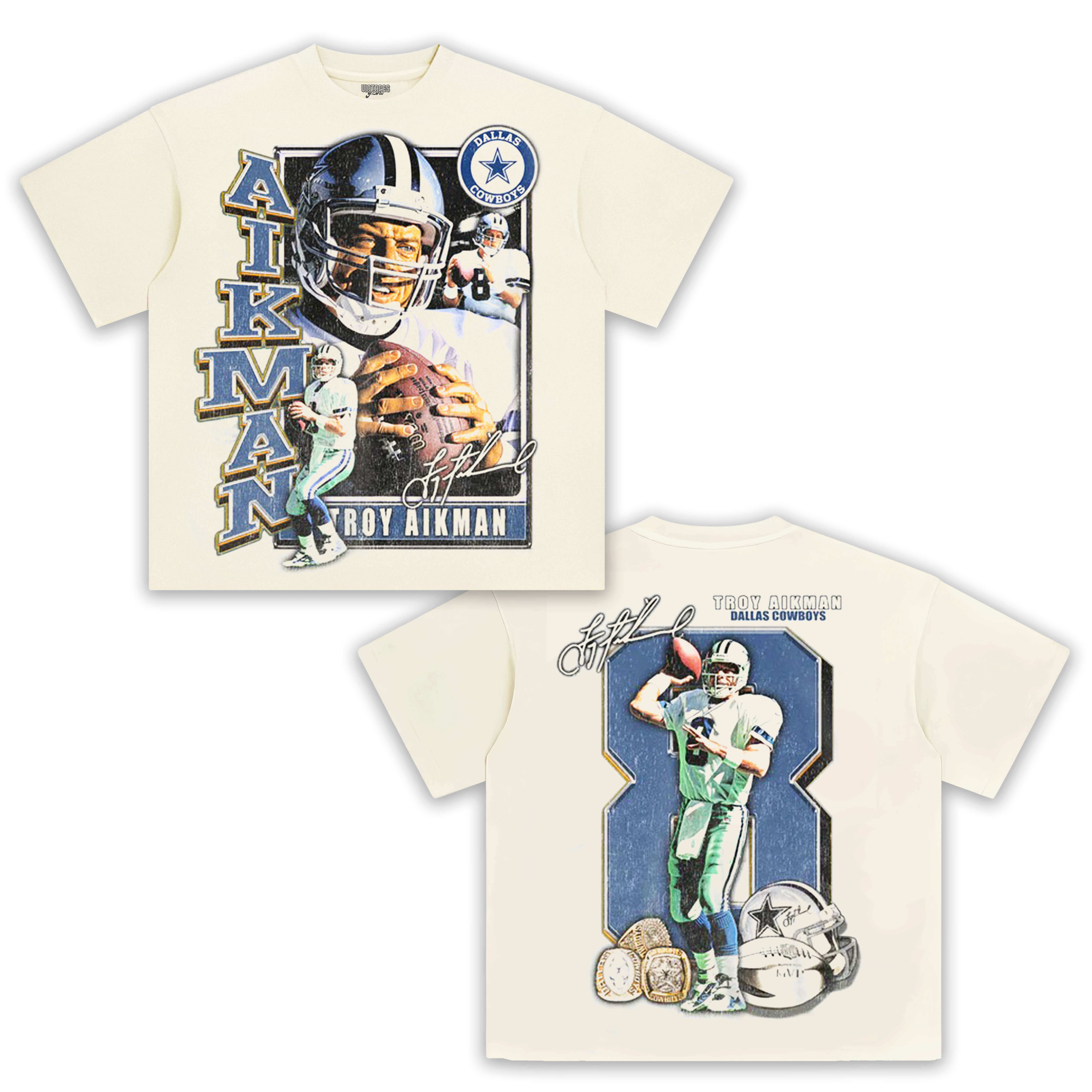 TROY AIKMAN RINGS TEE