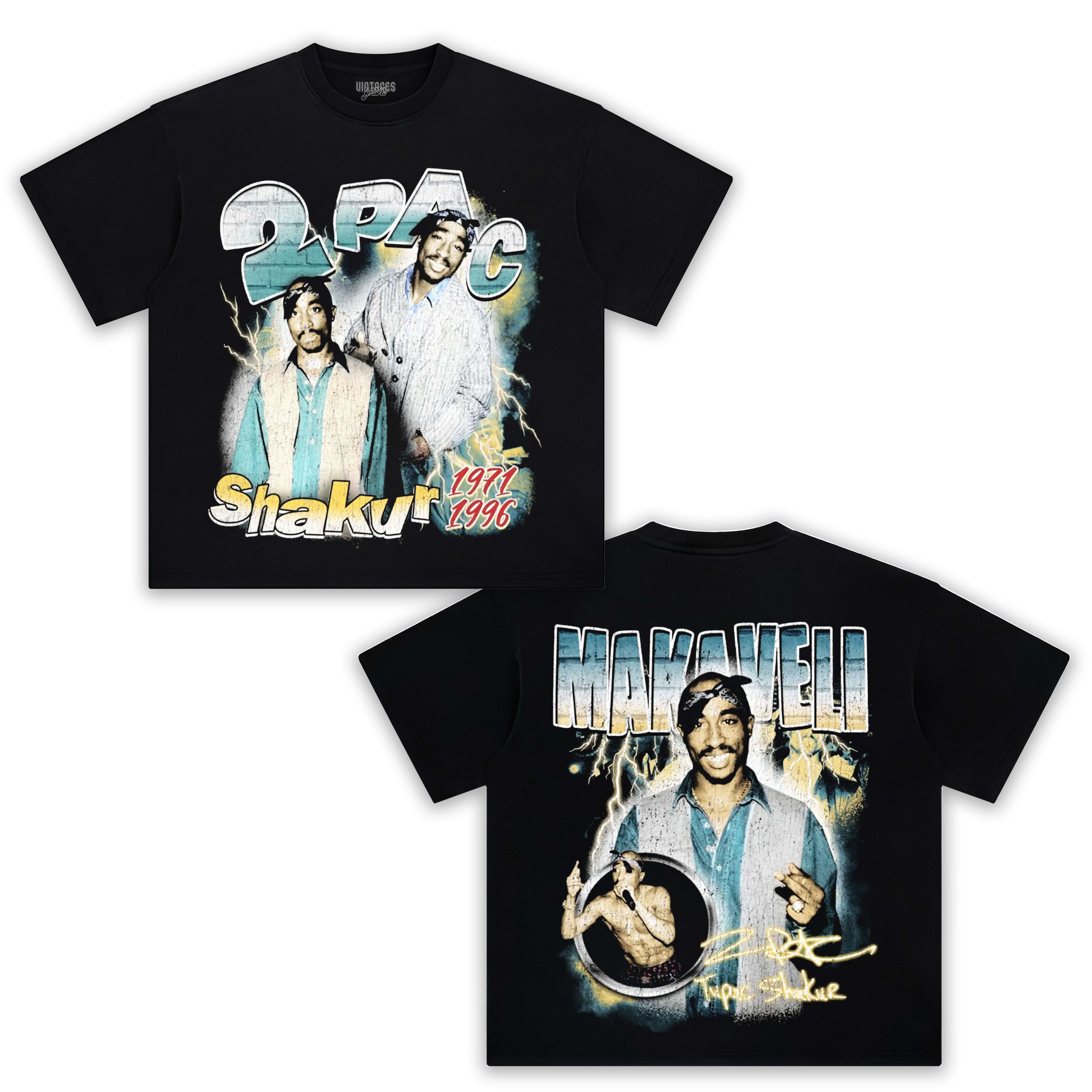 TUPAC SHAKUR VINTAGES TEE