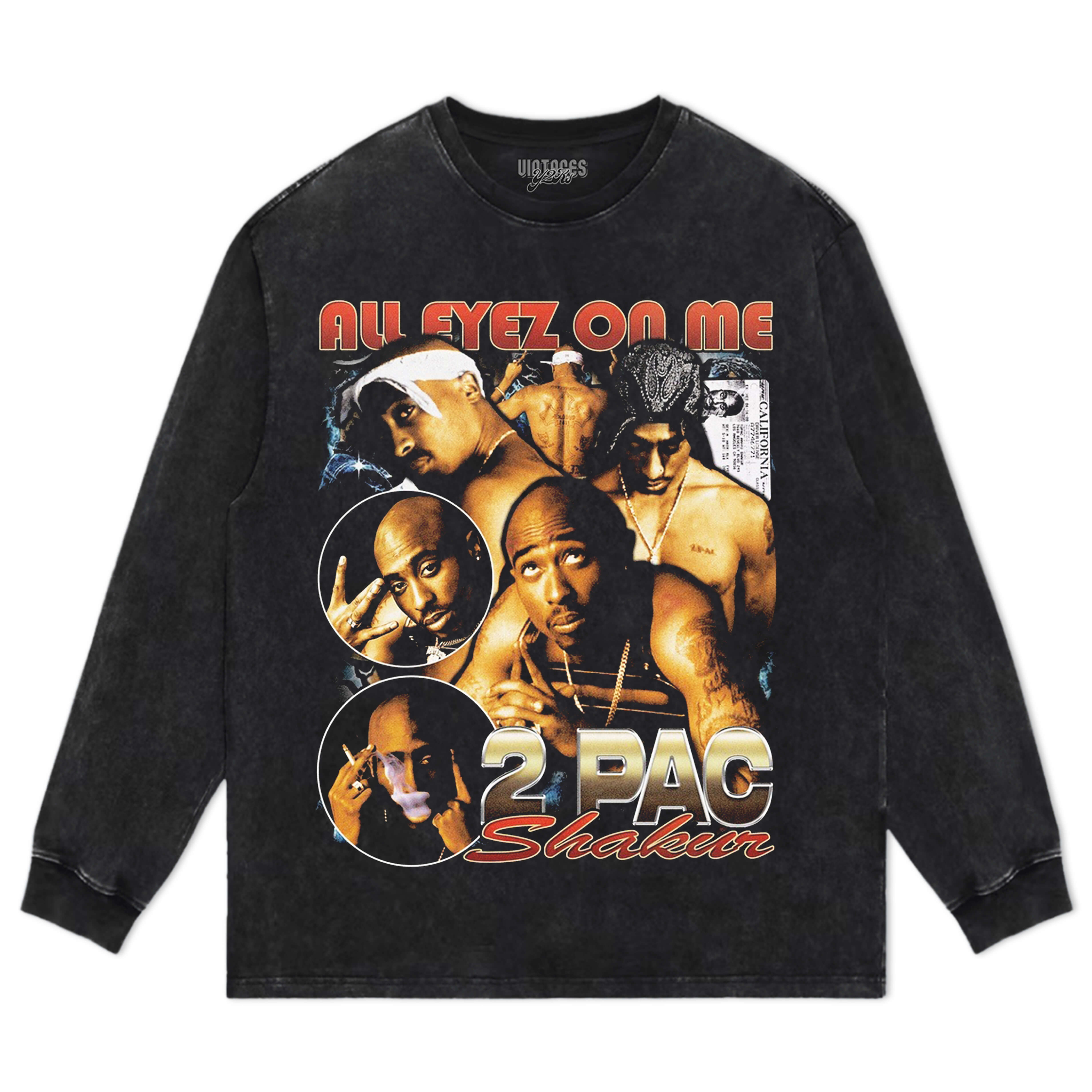 TUPAC SHAKUR VINTAGES T1 TEE & LS & HOODIE