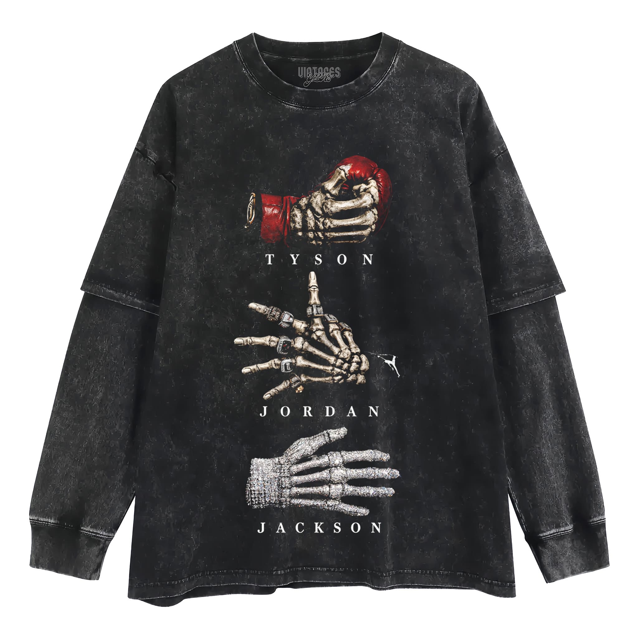 TYSON JORDAN JACKSON SKULL TANK TOP & TEE & LONG SLEEVE & LAYERED LS & HOODIE