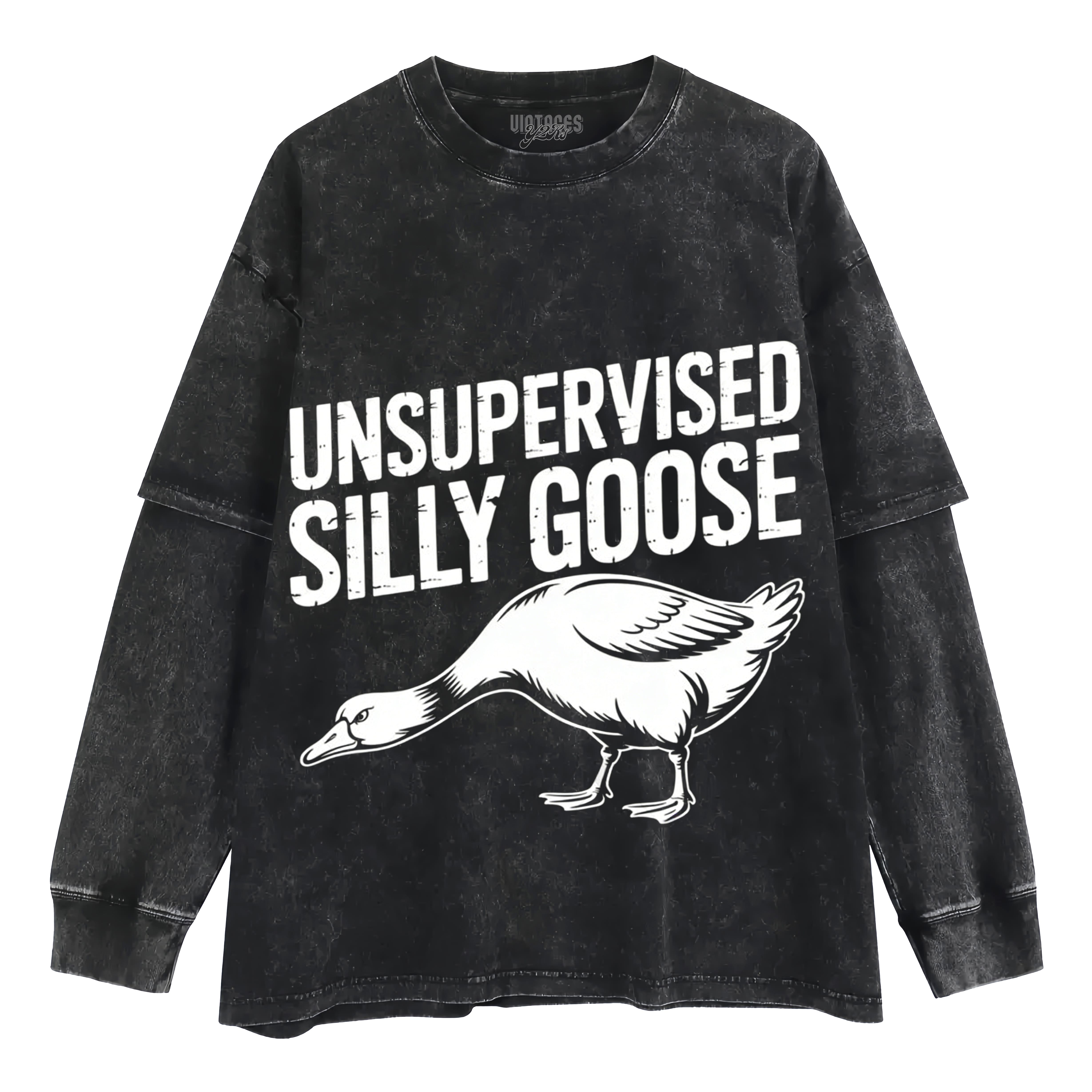 UNSUPERVISED SILLY GOOSE LAYERED LONG SLEEVE