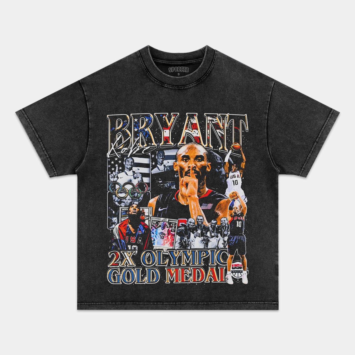 USA TEAM KOBE VINTAGE 3V TEE