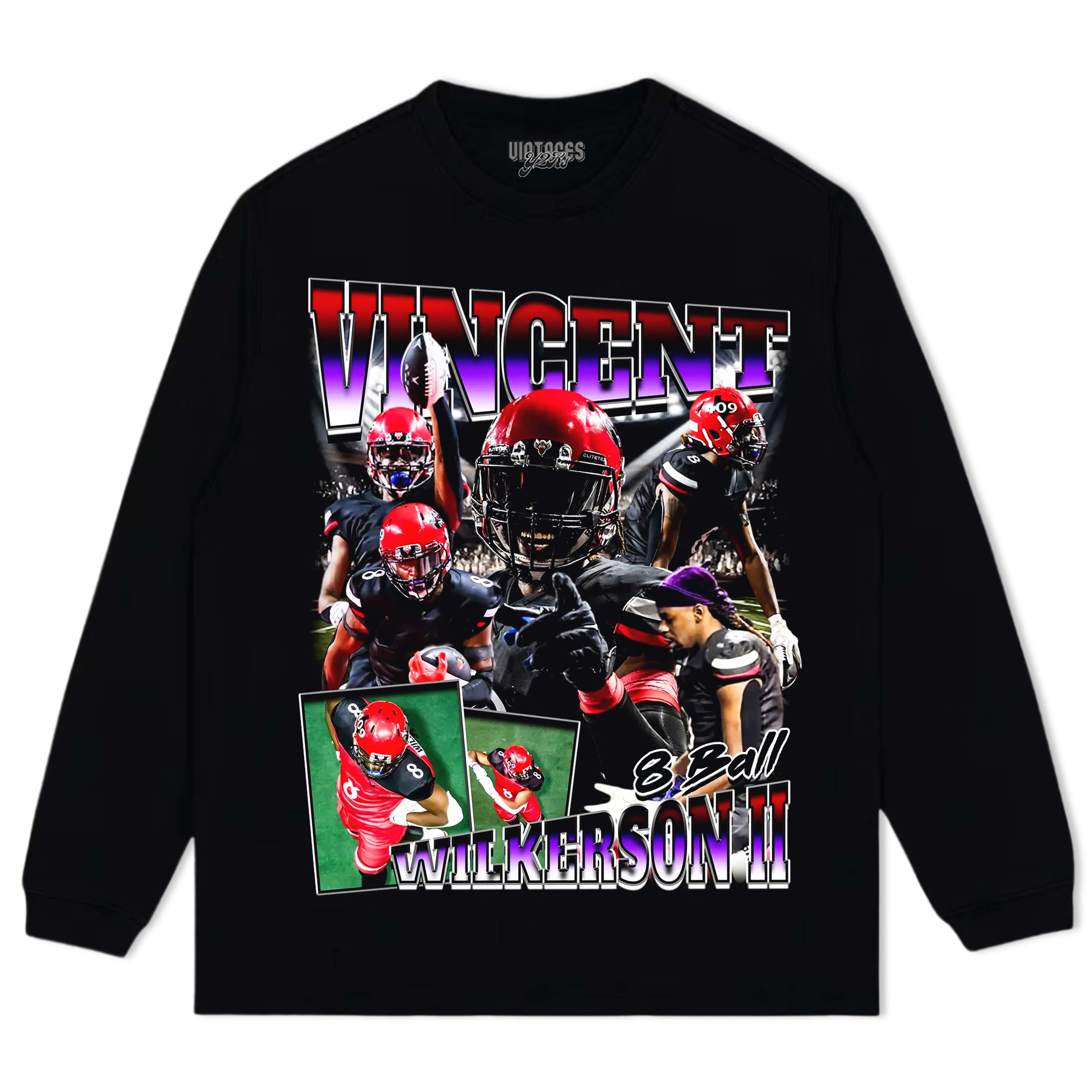 VINCENT WILKERSON II TEE & LS & HOODIE