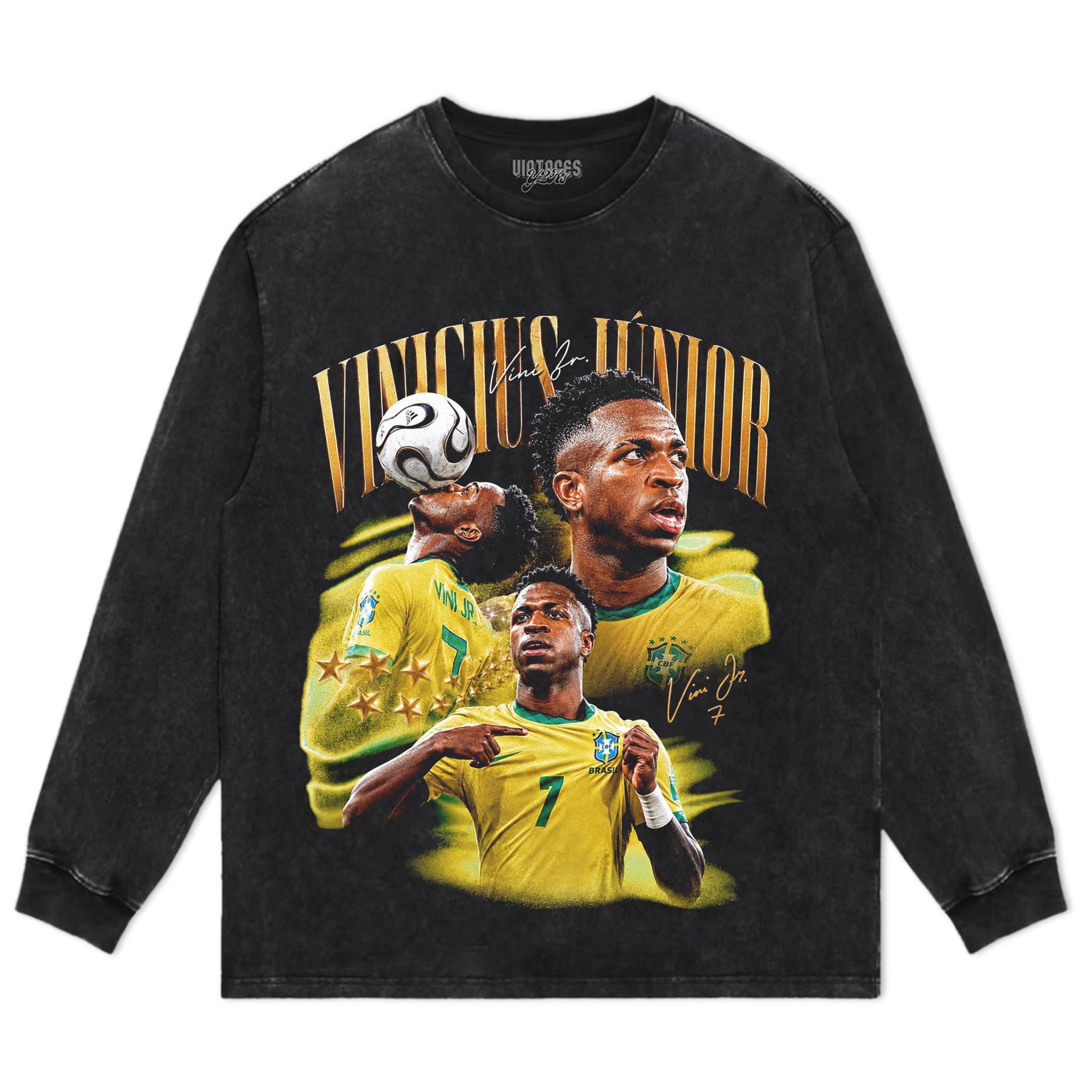 VINÍCIUS JÚNIOR 2026 VINTAGE V2 TANK TOP & TEE & LONG SLEEVE & LAYERED LS & HOODIE