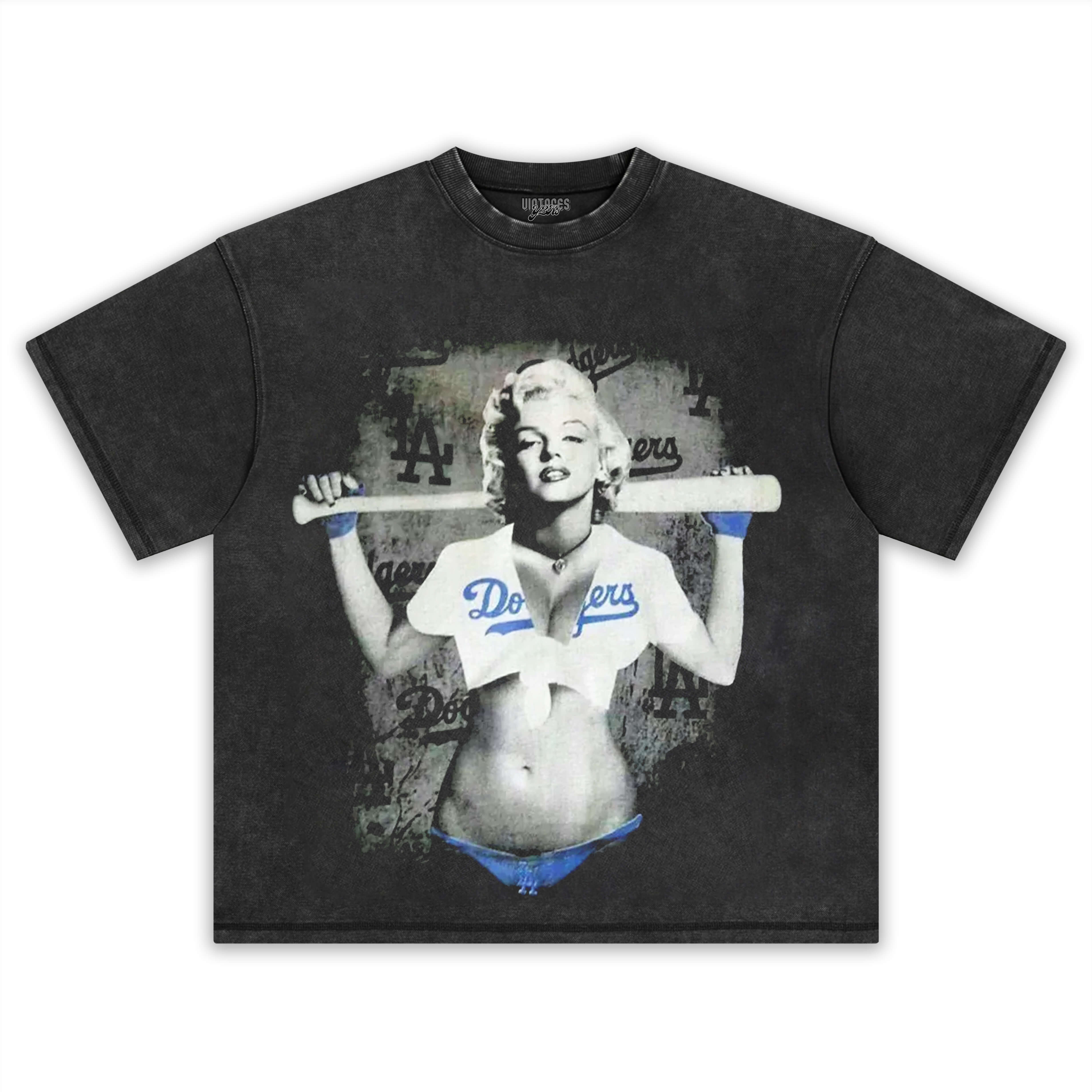 VINTAGE DODGERS & MARILYN MONROE TEE & LS & HOODIE