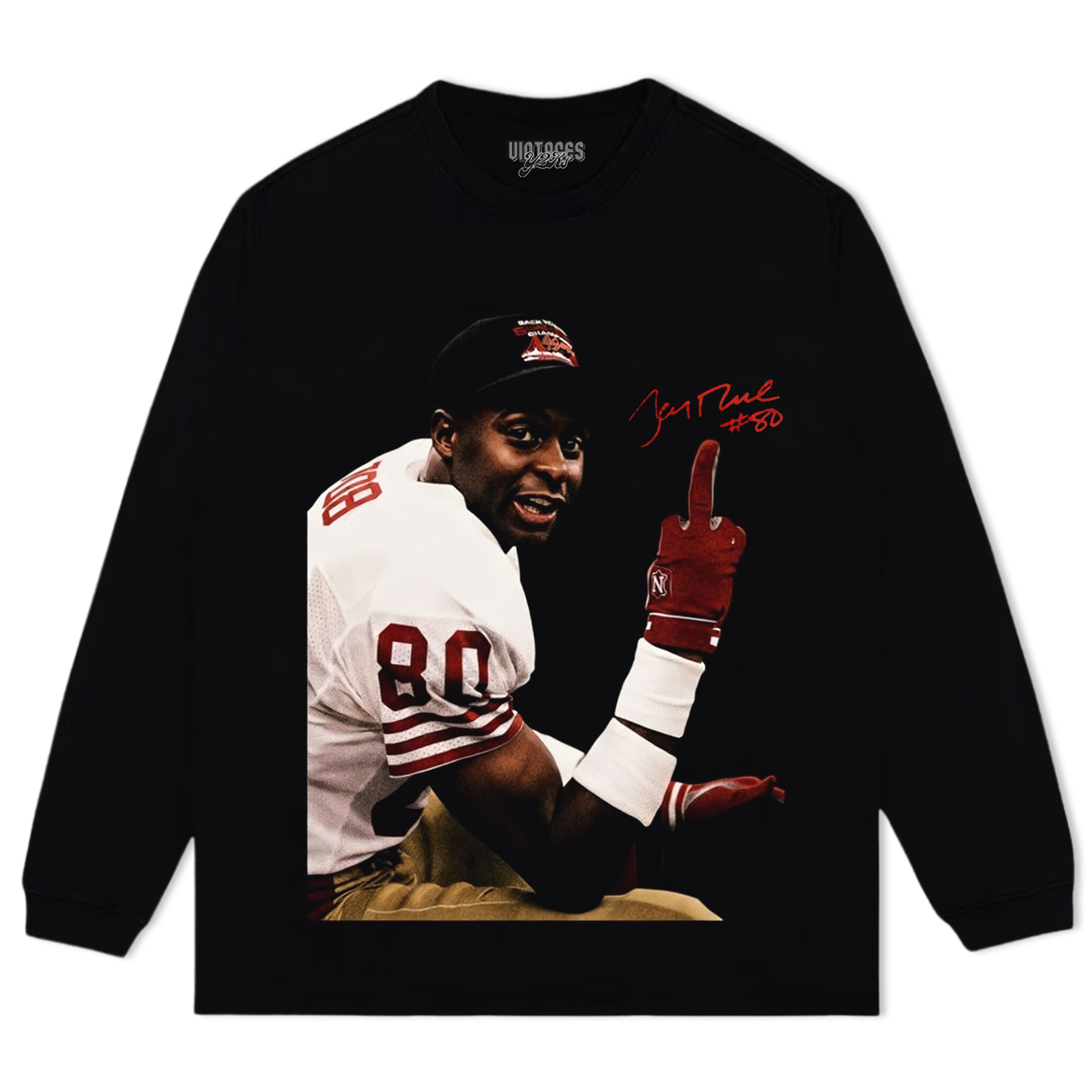 VINTAGE JERRY RICE FLIPPING TEE & LS & HOODIE