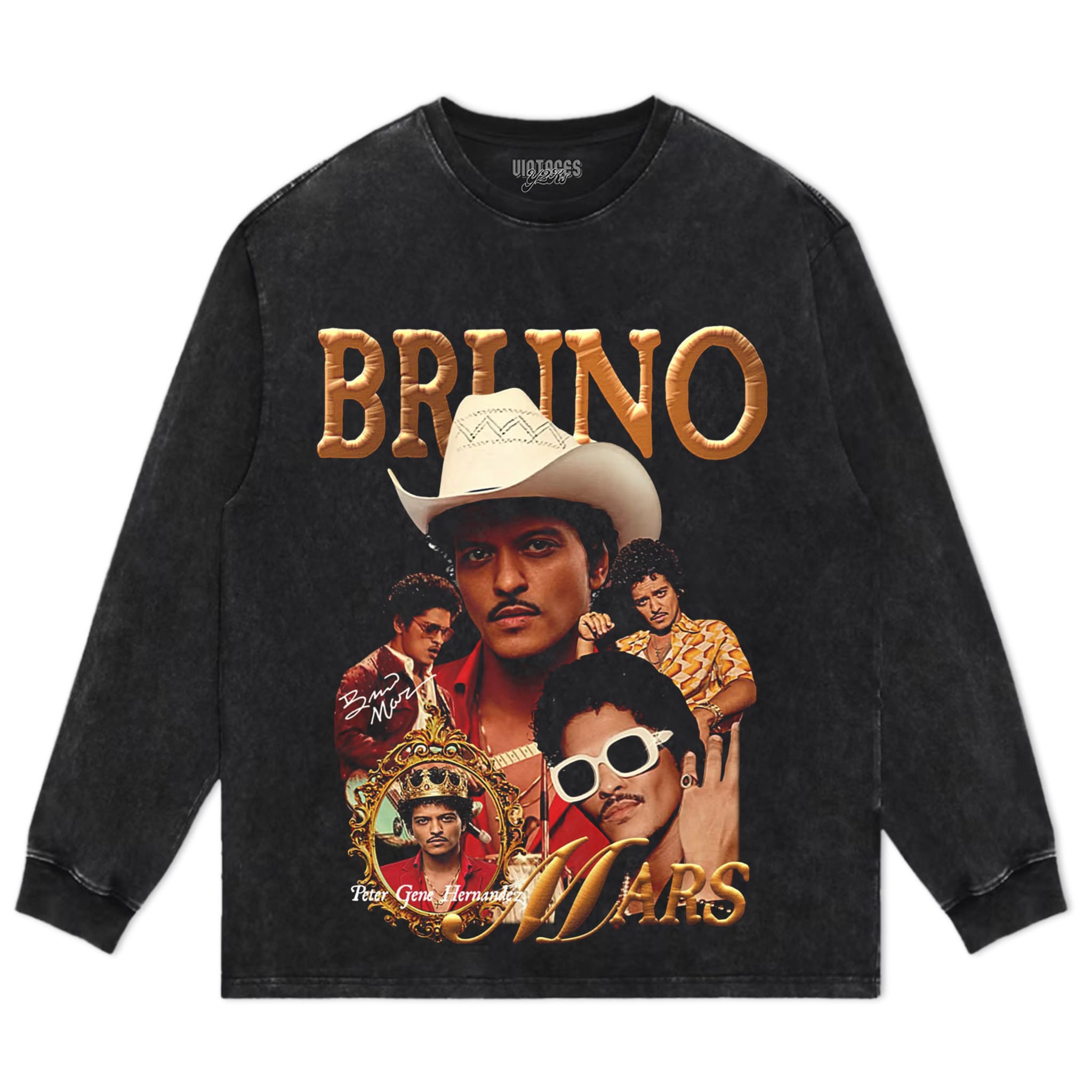 VINTAGE BRUNO MARS 2026 V2 TANK TOP & TEE & LONG SLEEVE & LAYERED LS & HOODIE