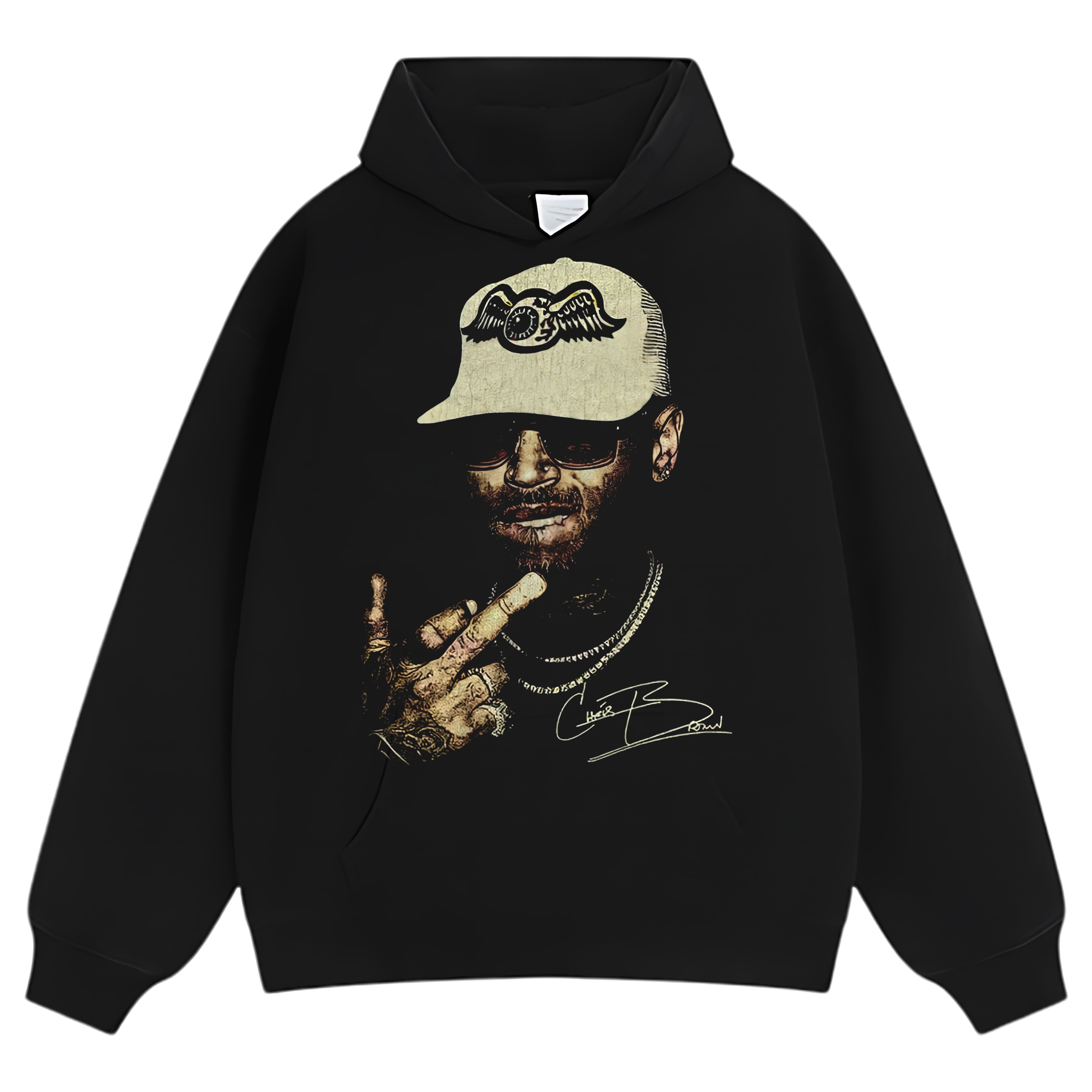 VINTAGE CHRIS BROWN 90S TEE & LS & HOODIE