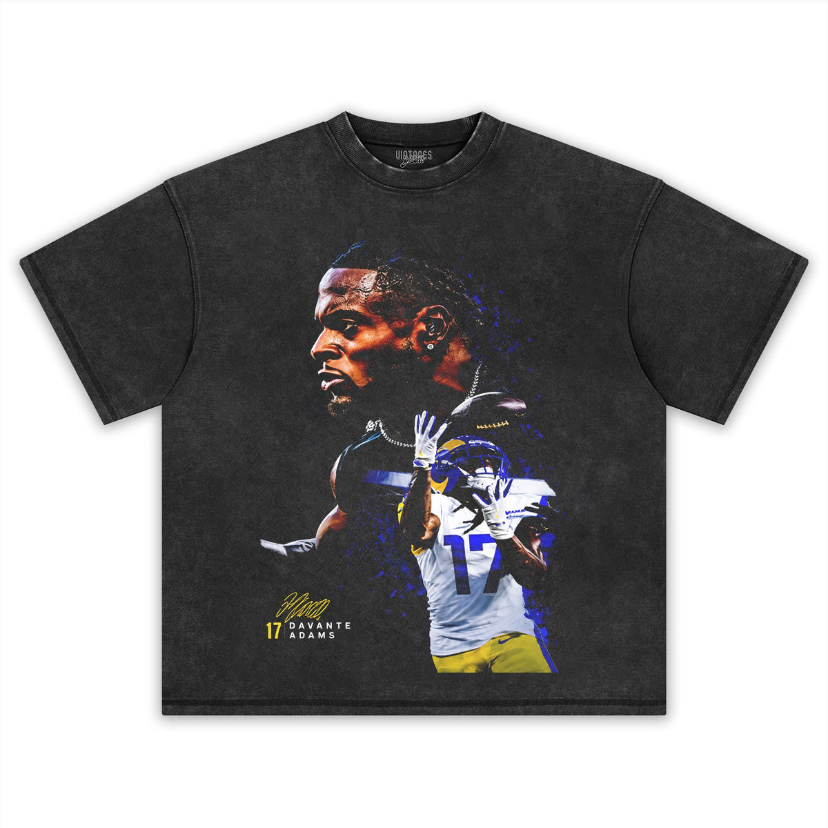 VINTAGE DAVANTE ADAMS FOOTBALL TANK TOP & TEE & LONG SLEEVE & LAYERED LS & HOODIE