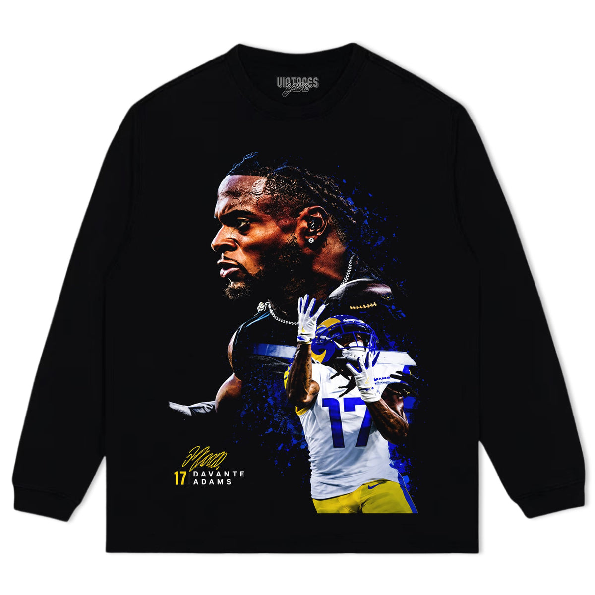 VINTAGE DAVANTE ADAMS FOOTBALL TANK TOP & TEE & LONG SLEEVE & LAYERED LS & HOODIE