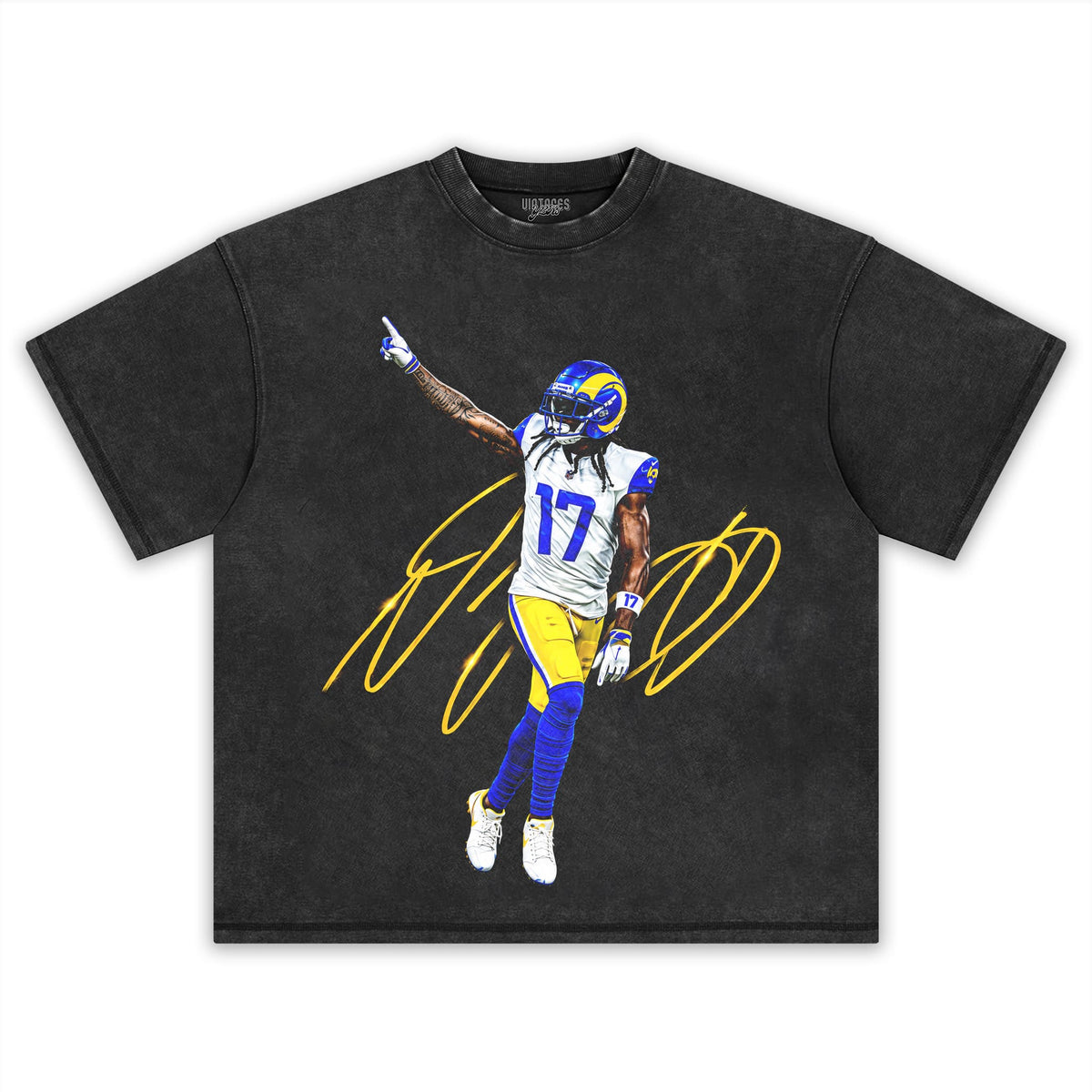 VINTAGE DAVANTE ADAMS FOOTBALL V2 TANK TOP & TEE & LONG SLEEVE & LAYERED LS & HOODIE