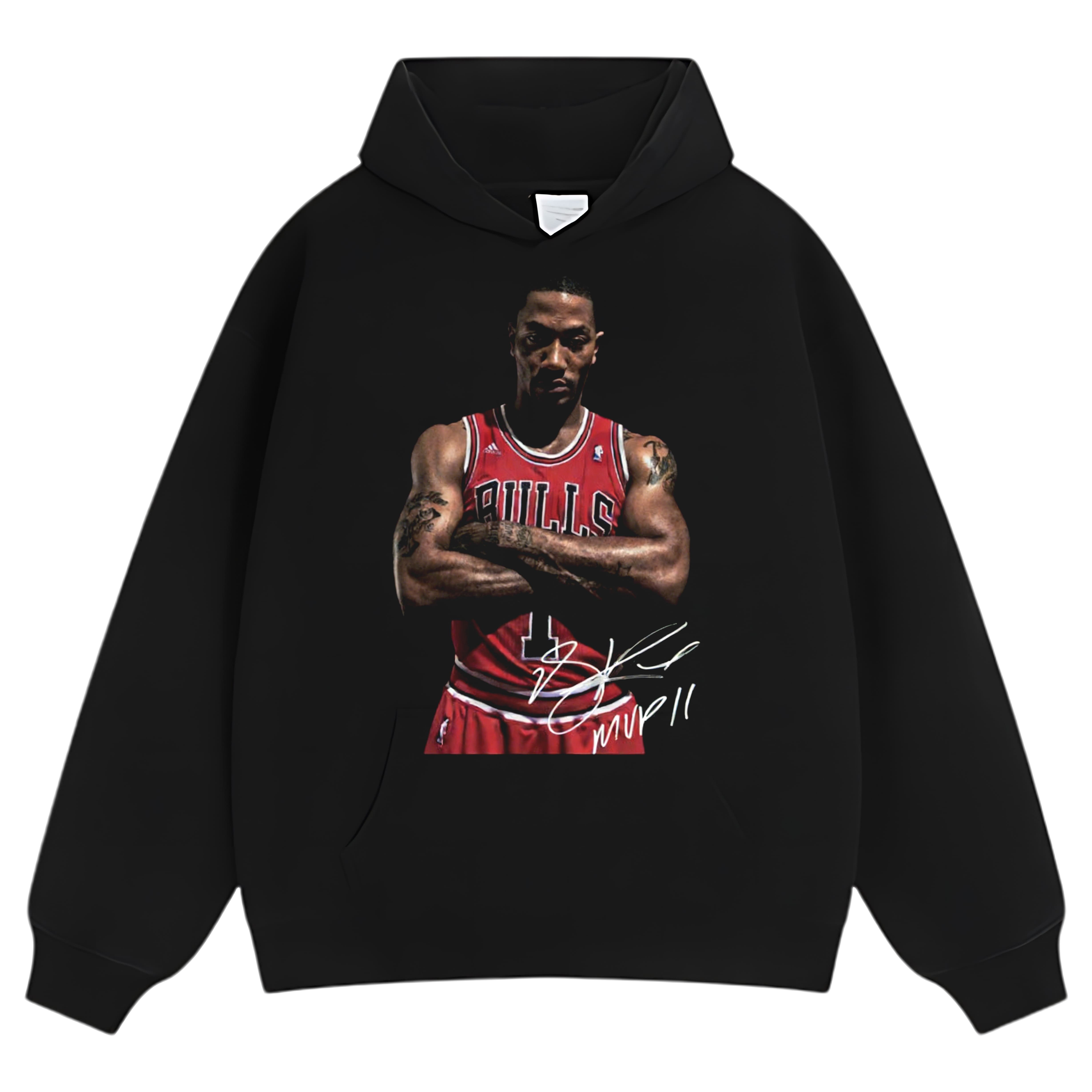 VINTAGE DERRICK ROSE CHICAGO TEE & LS & HOODIE