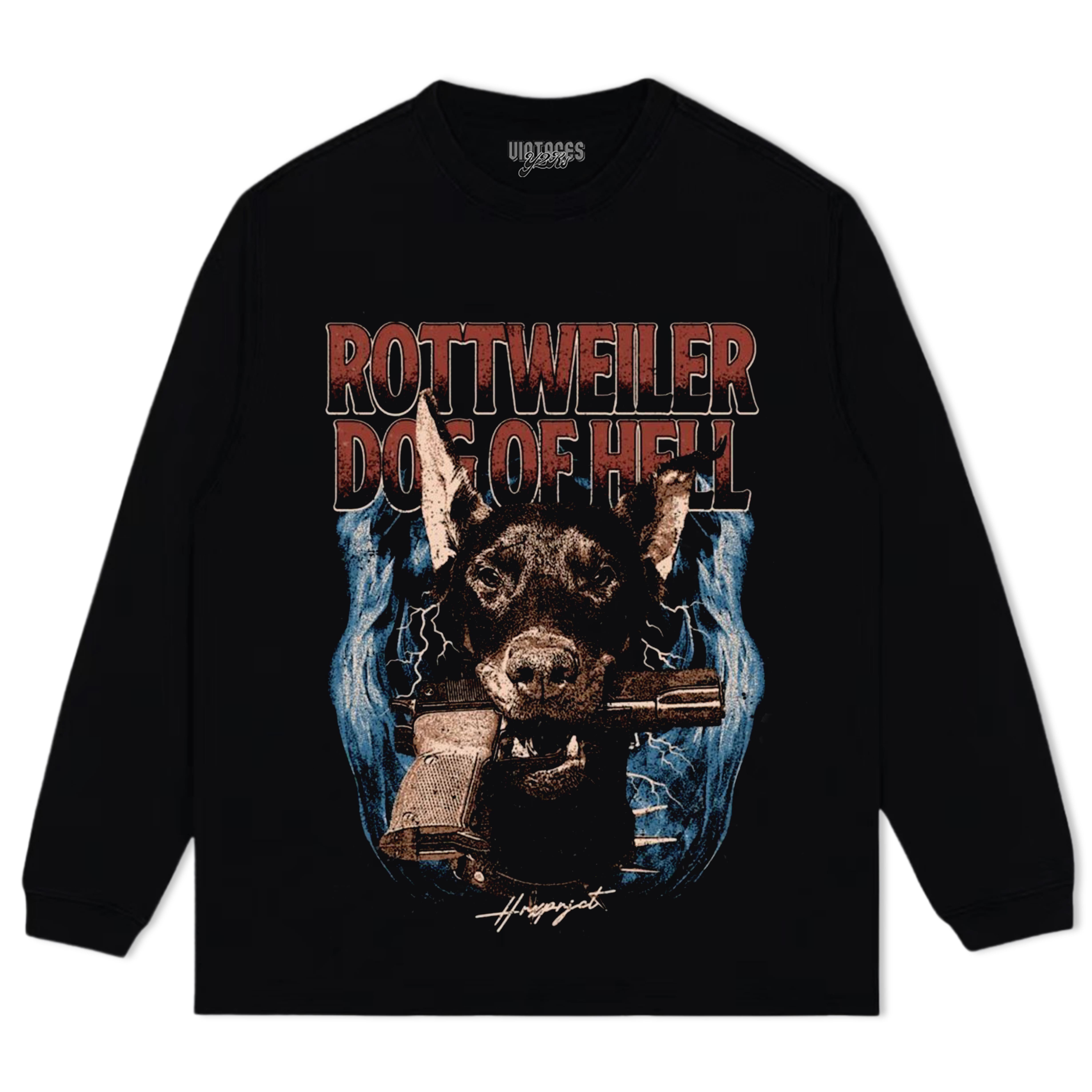 VINTAGE DOBERMAN PINSCHER STREETWEAR V3 TANK TOP & TEE & LONG SLEEVE & LAYERED LS & HOODIE