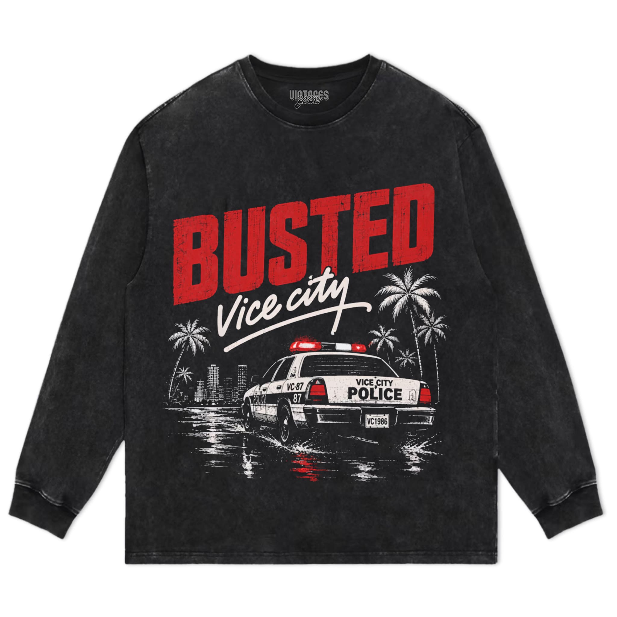 VINTAGE GTA 6 - VICE CITY STORIES TANK TOP & TEE & LONG SLEEVE & LAYERED LS & HOODIE