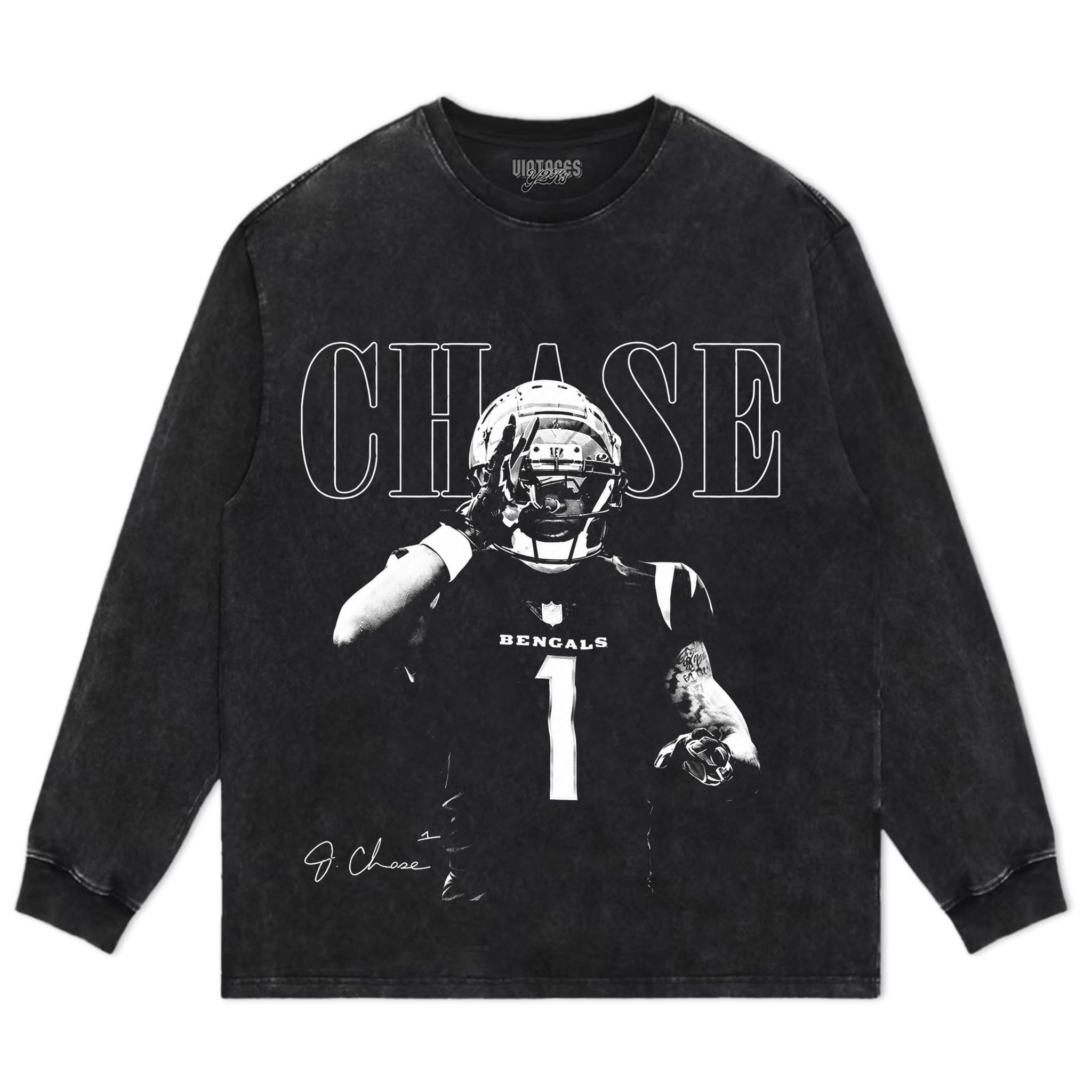 VINTAGE JA’MARR CHASE TANK TOP & TEE & LONG SLEEVE & LAYERED LS & HOODIE