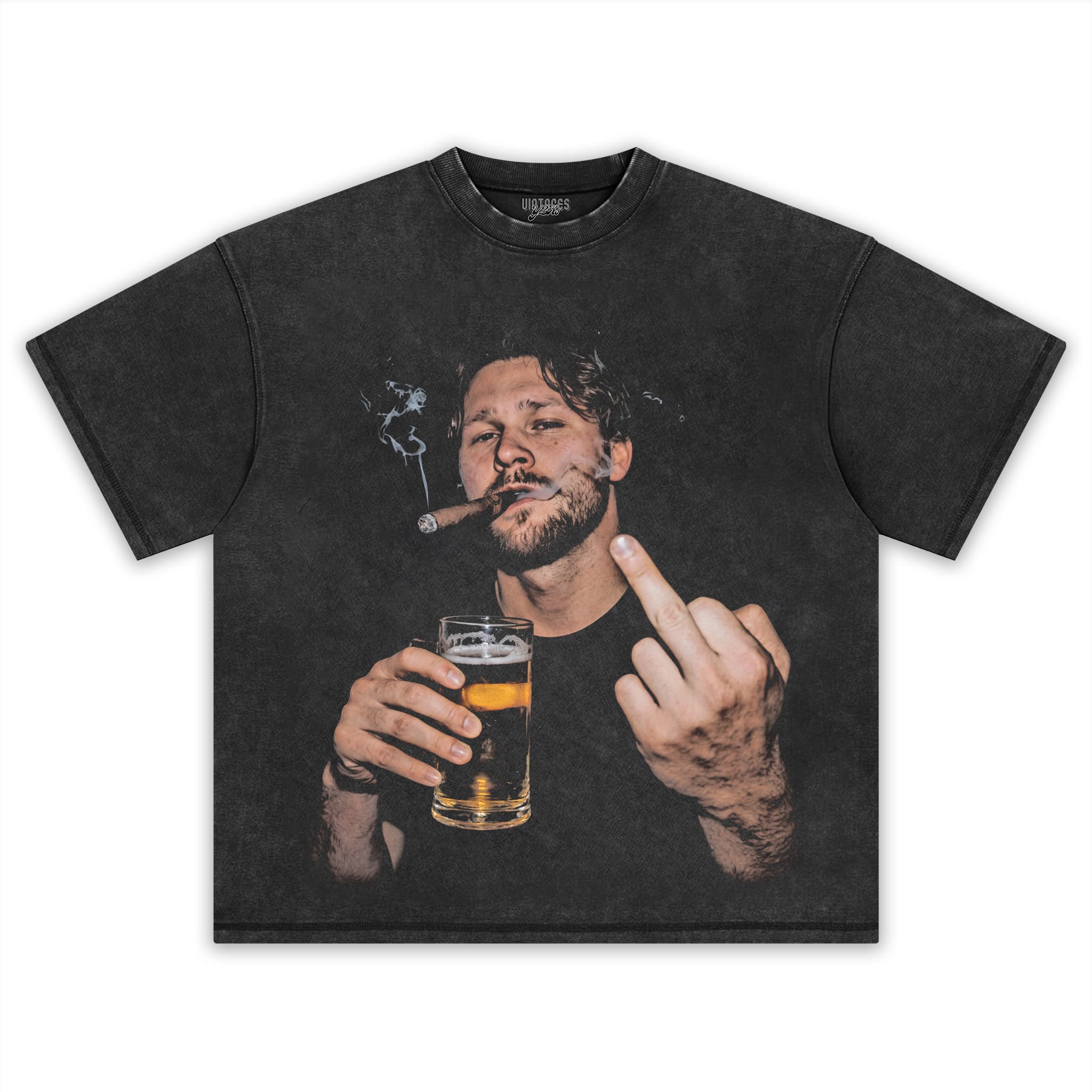 VINTAGE JOSH ALLEN FLIPPING THE BIRD MEME TANK TOP & TEE & LONG SLEEVE & LAYERED LS & HOODIE