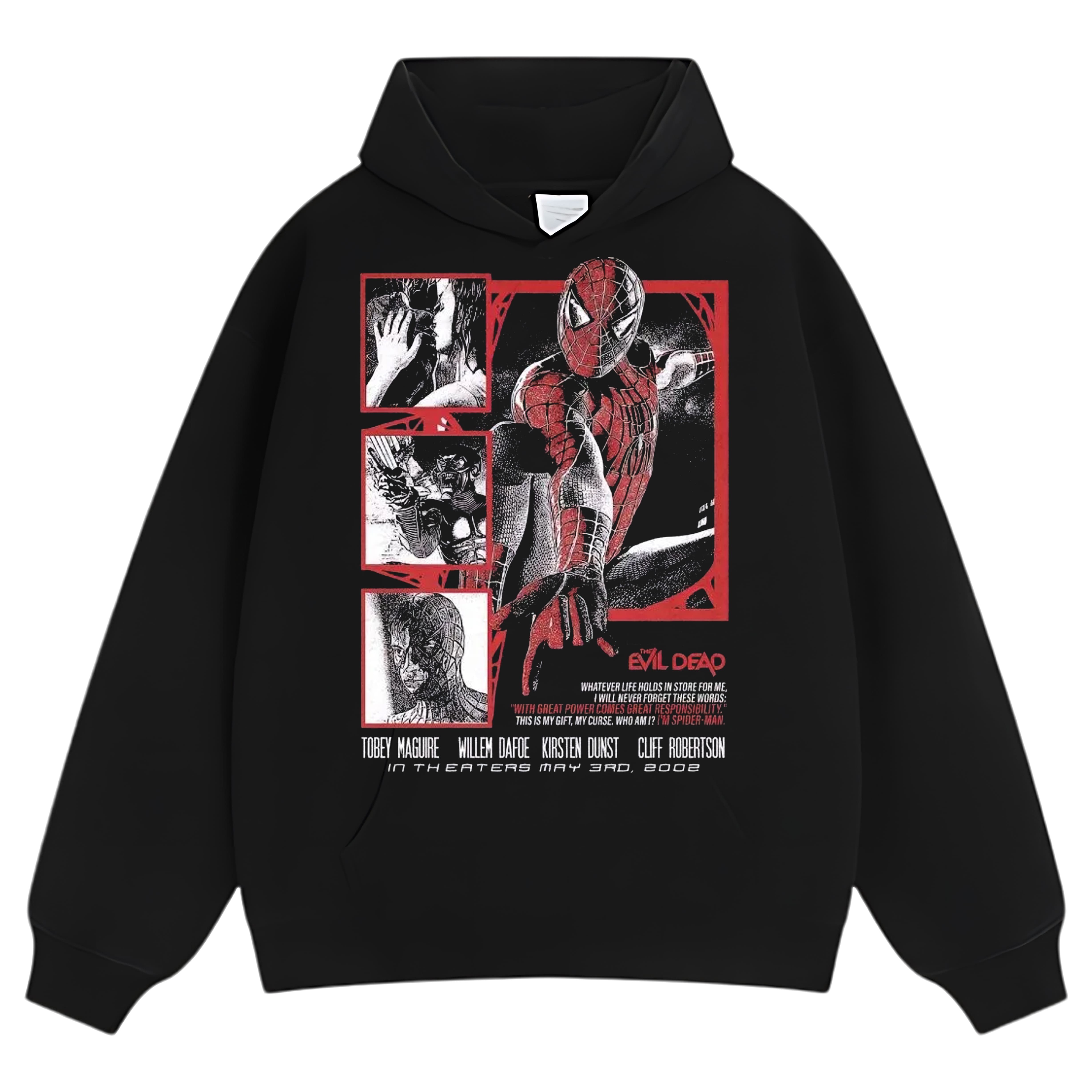 VINTAGE SPIDER MAN MOVIE TEE & LS & HOODIE