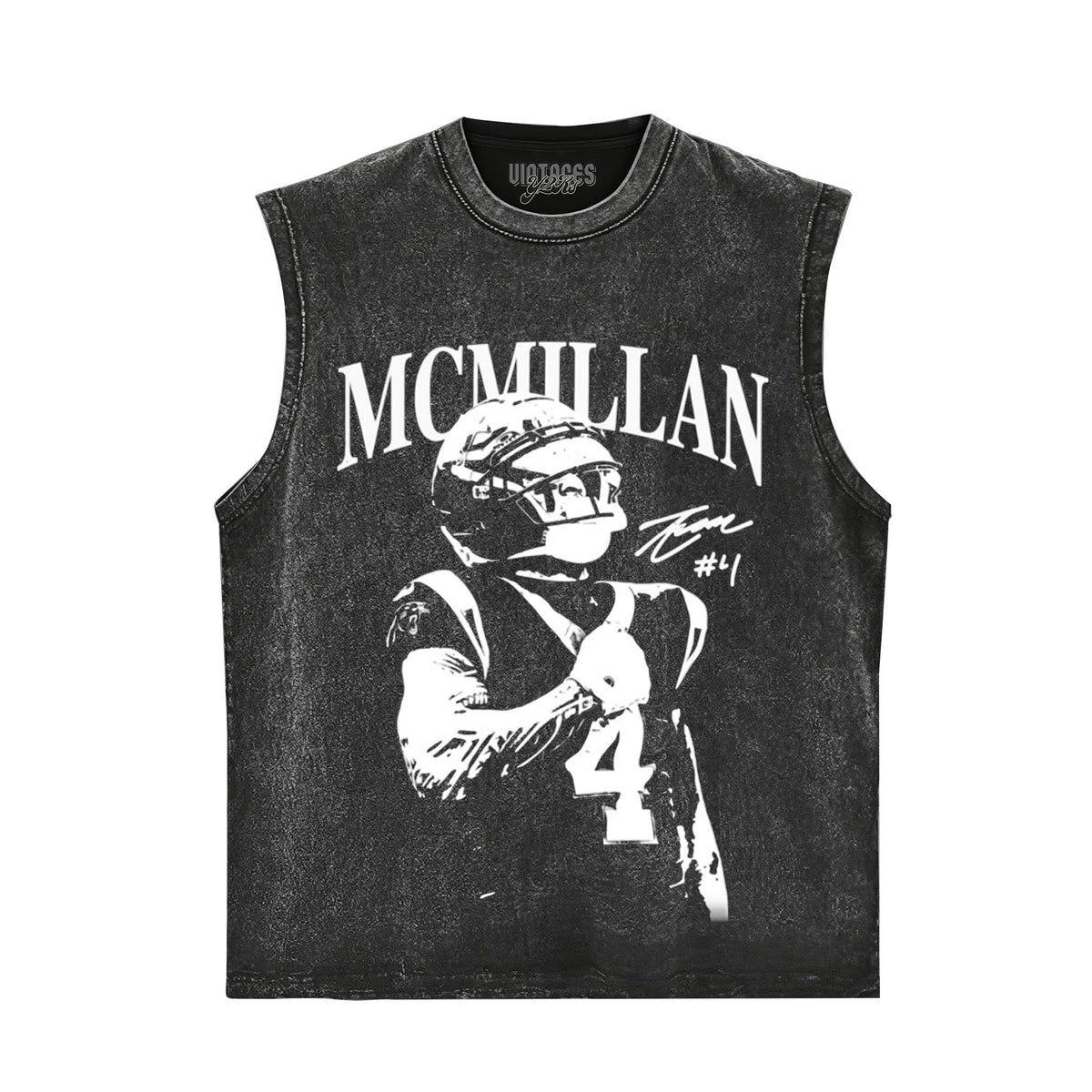 VINTAGE TETAIROA MCMILLAN CAROLINA PANTHERS FOOTBALL TANK TOP & TEE & LONG SLEEVE & LAYERED LS & HOODIE