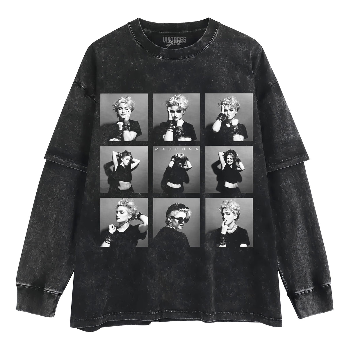 VINTAGE V2 MADONNA TANK TOP & TEE & LONG SLEEVE & LAYERED LS & HOODIE