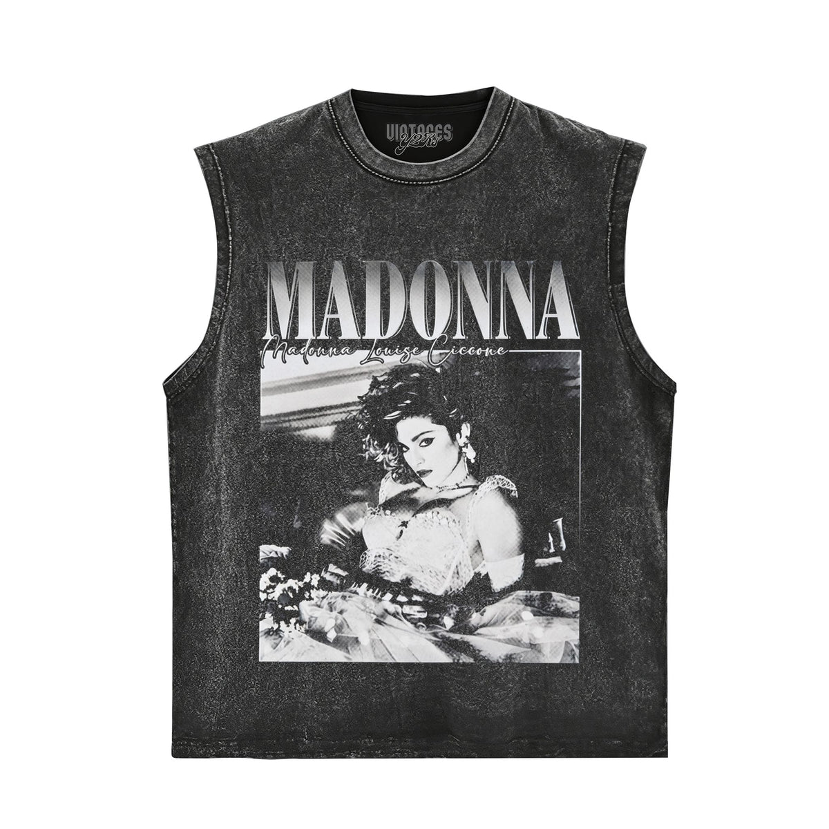 VINTAGE V6 MADONNA TANK TOP & TEE & LONG SLEEVE & LAYERED LS & HOODIE