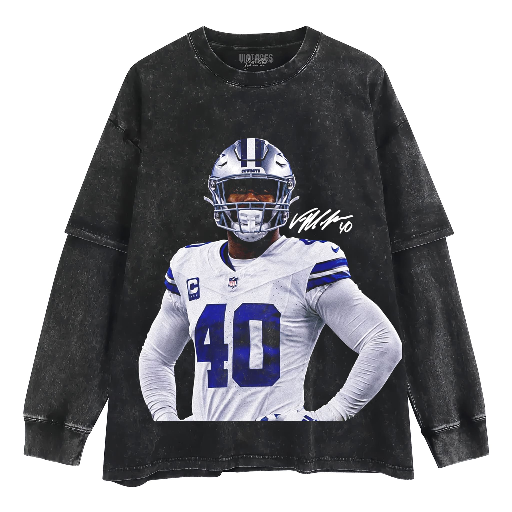 VON MILLER - DALLAS COWBOYS TANK TOP & TEE & LONG SLEEVE & LAYERED LS & HOODIE